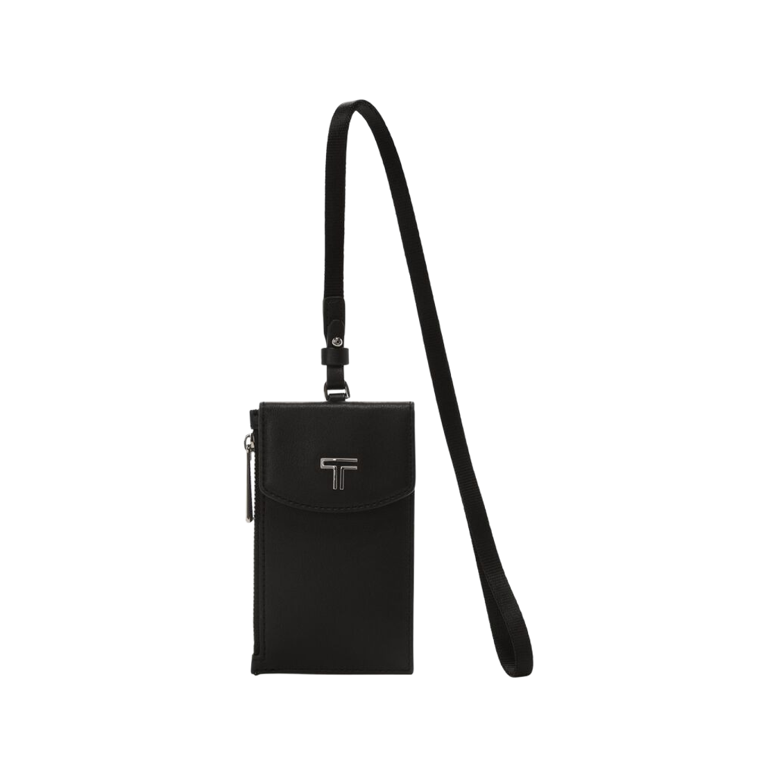 투미 벨든 카드 케이스 랜야드 블랙 건메탈(Tumi Belden Card Case Lanyard Black Gunmetal) - 1