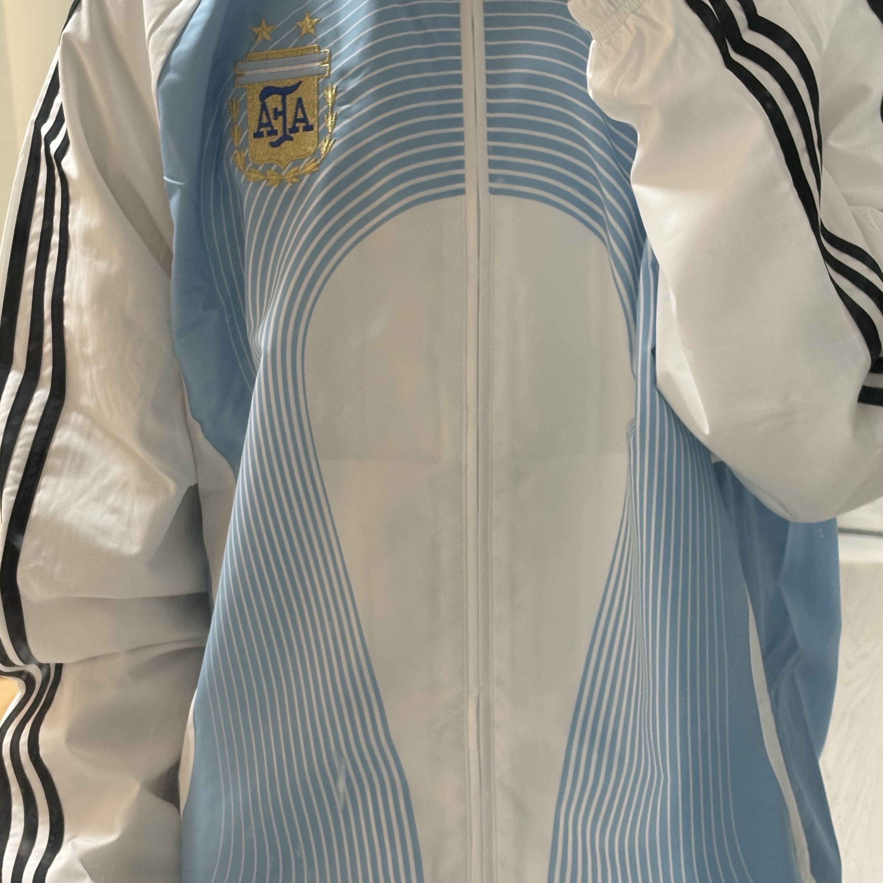 Adidas Argentina Home Track Top 2006 White - KR Sizing (Non Marking Ver.) 착용 스타일