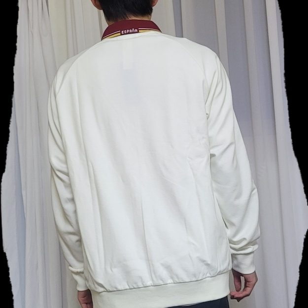 Adidas Spain Away Anthem Jacket Off White - KR Sizing (Non Marking Ver.) 착용 스타일 - 2
