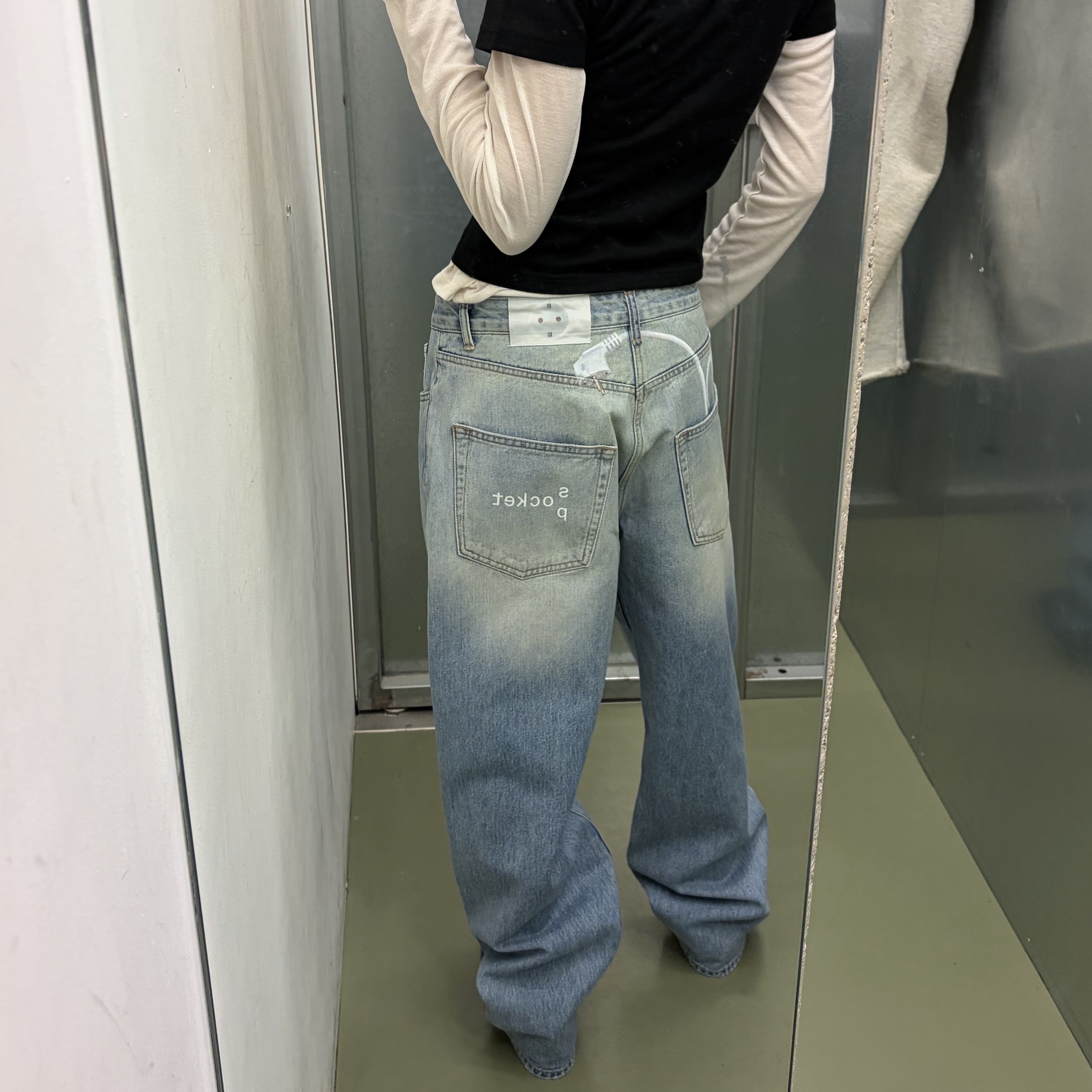 dadgetool s p ocket Denim 착용 스타일