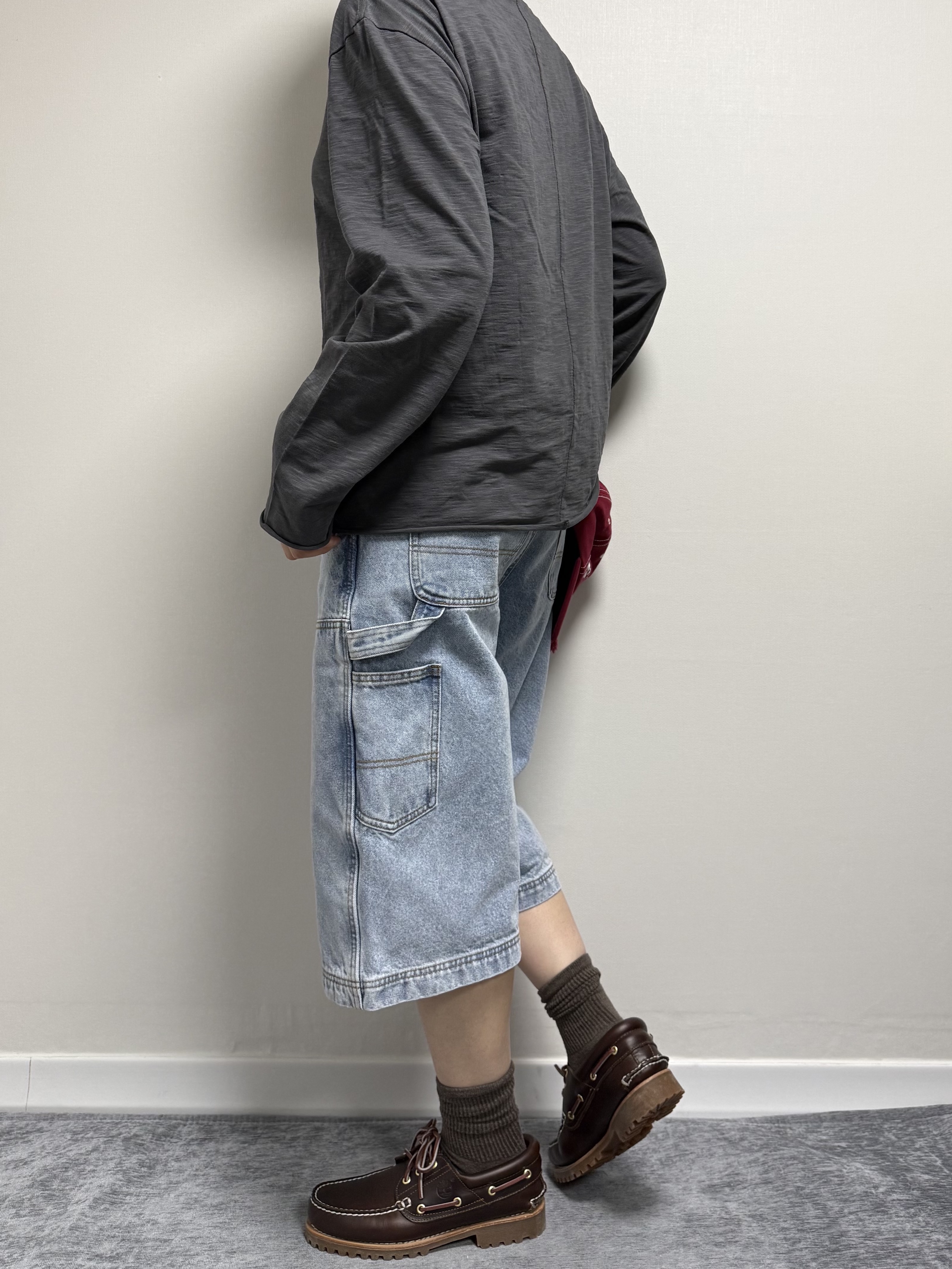 Timberland Classic 3-Eye Boat Shoes Brown - Wide 착용 스타일 - 2