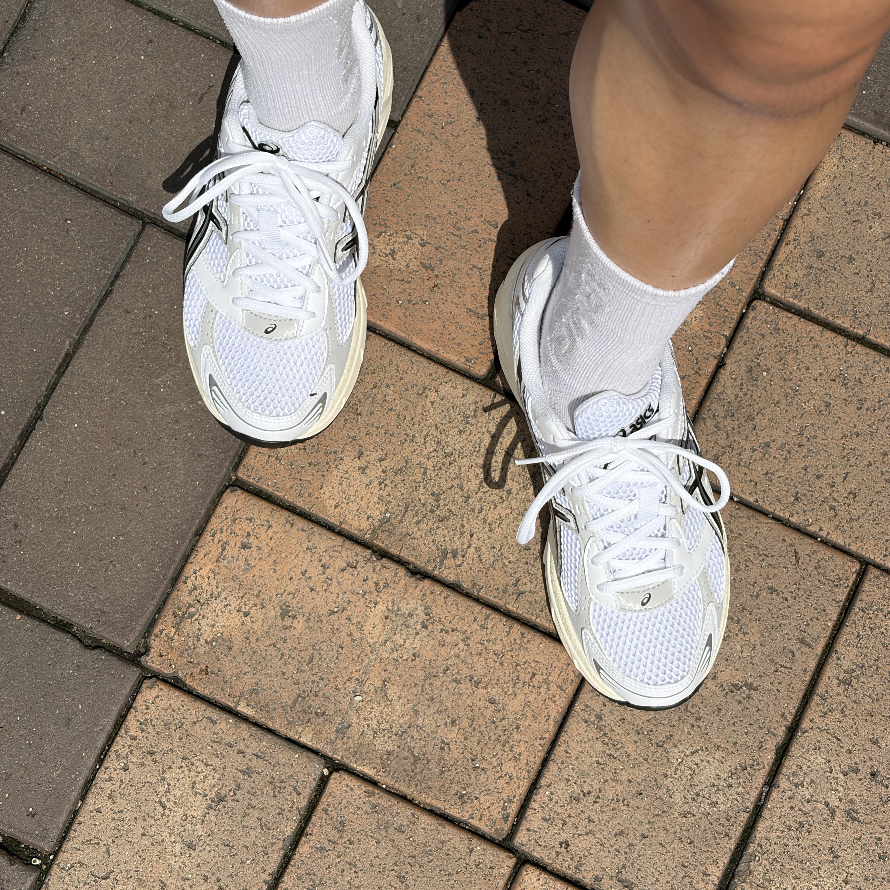 Asics Gel-1130 White Cloud Grey 착용 스타일
