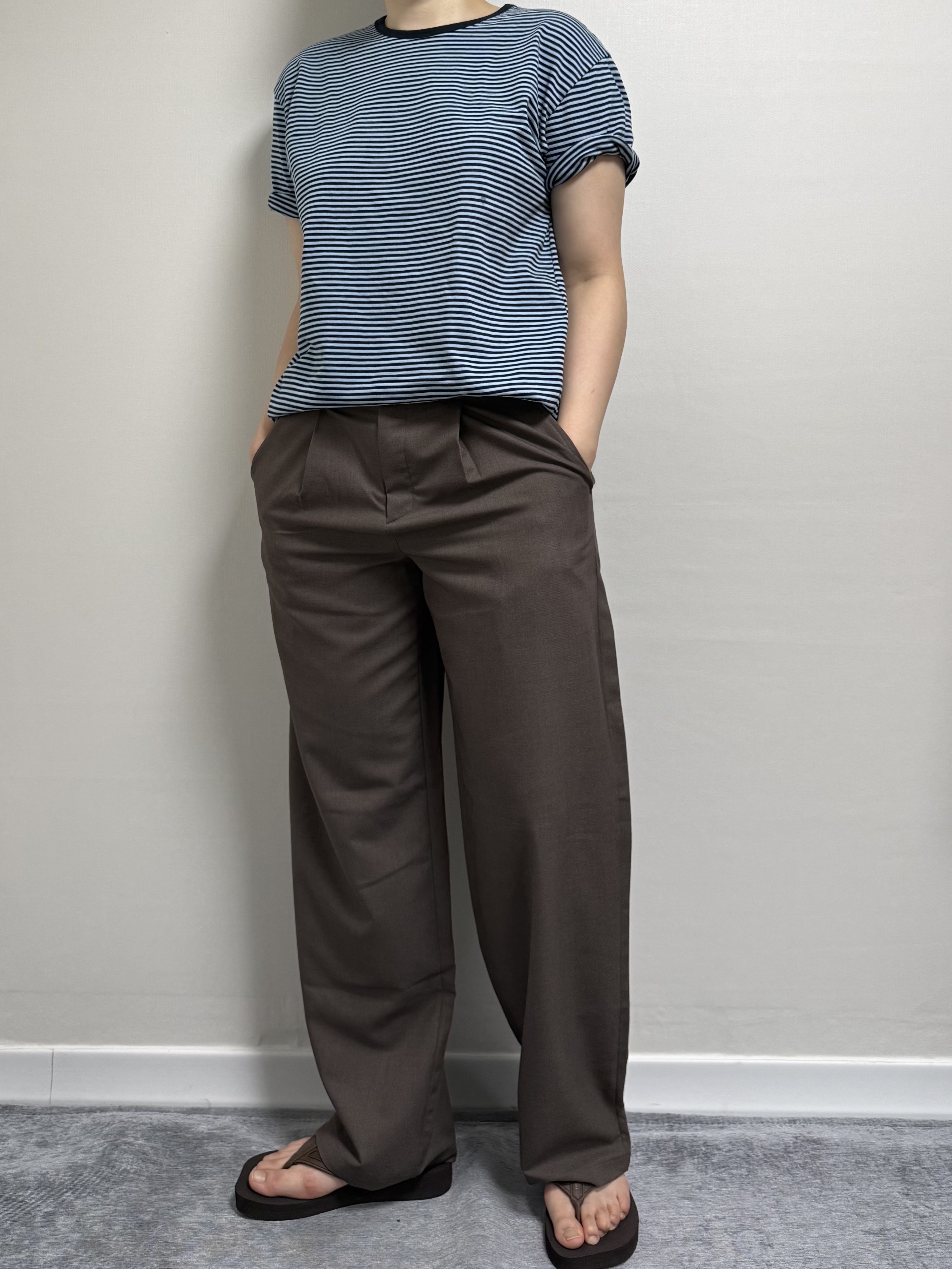 SUBCATEGORY SUB_F831 Brown 착용 스타일 - 2