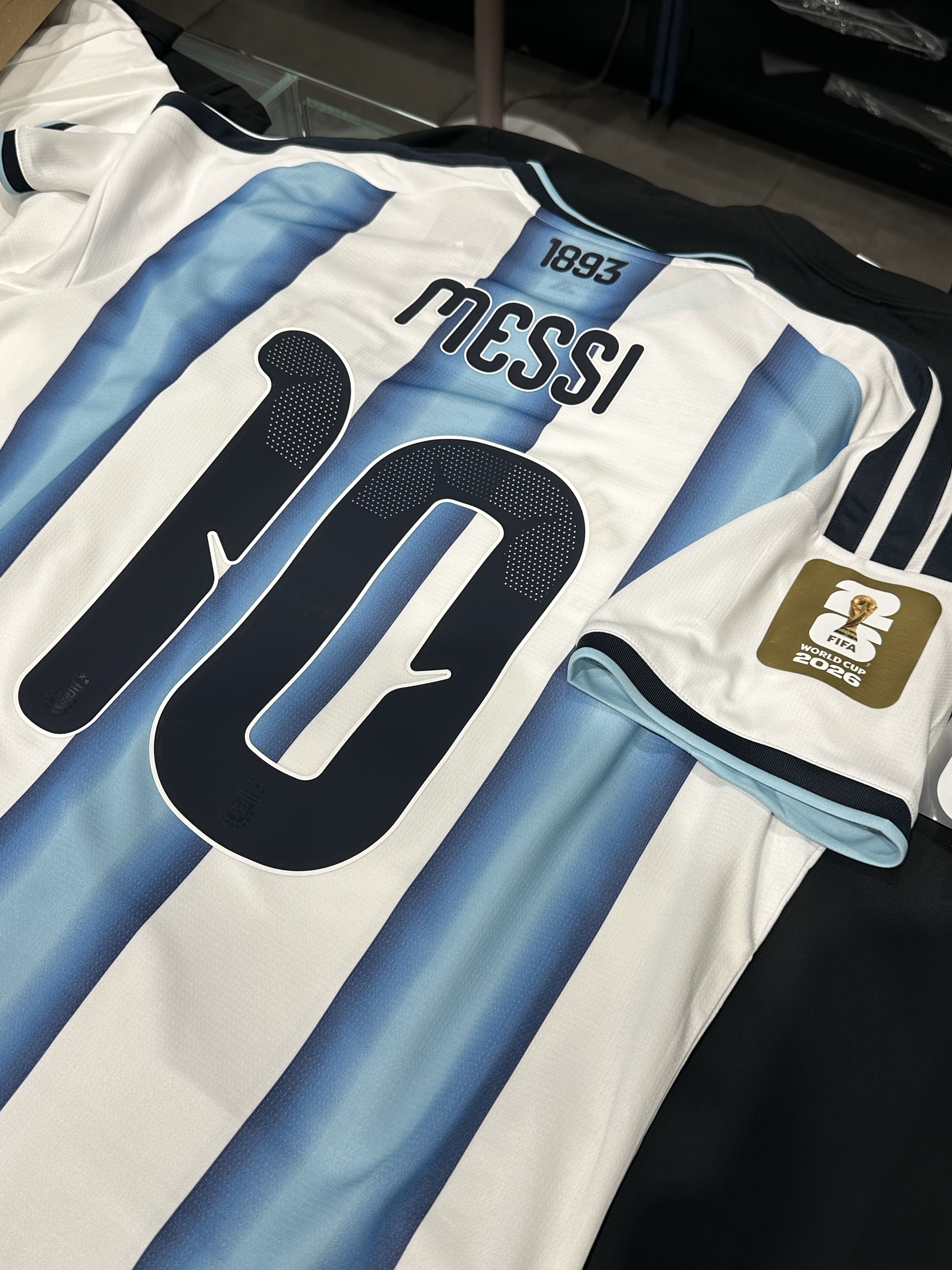 Adidas Argentina 2026 Home Jersey White Icey Blue - KR Sizing (Non Marking Ver.) 착용 스타일 - 2