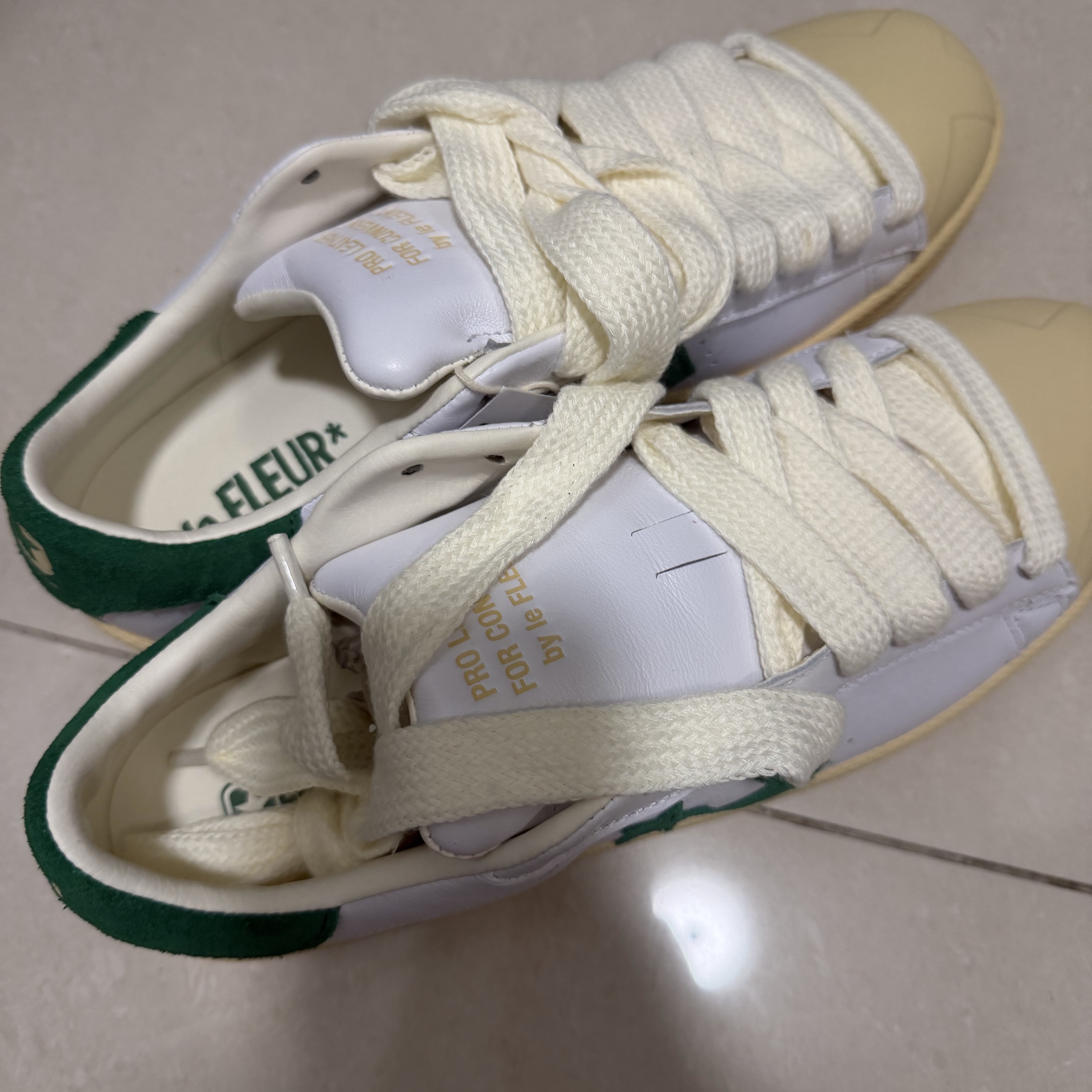 Converse x Golf Le Fleur 1908 Pro Leather White Amazon 착용 스타일 - 2
