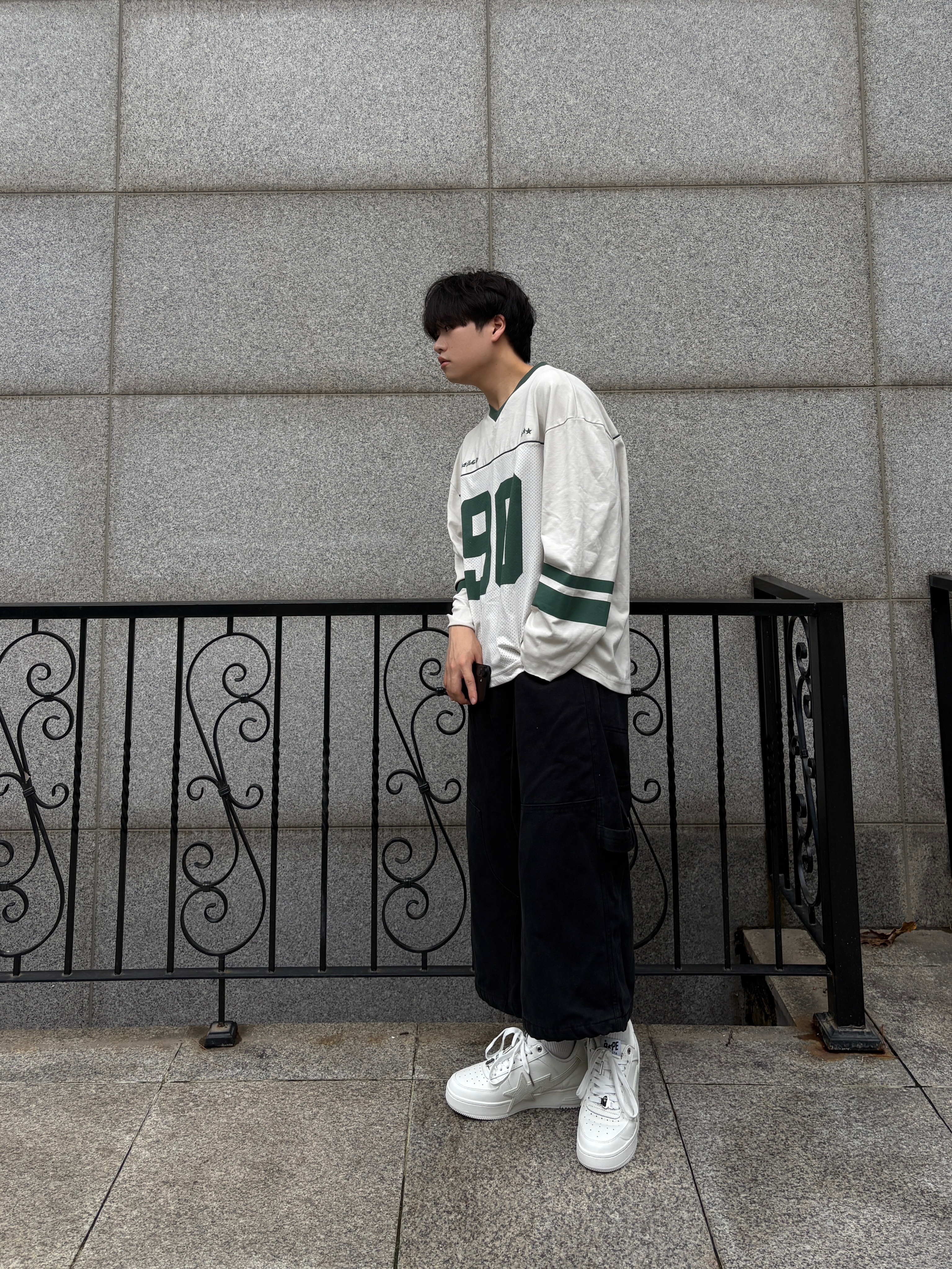 BAPE Sta Os #2 White 착용 스타일 - 1