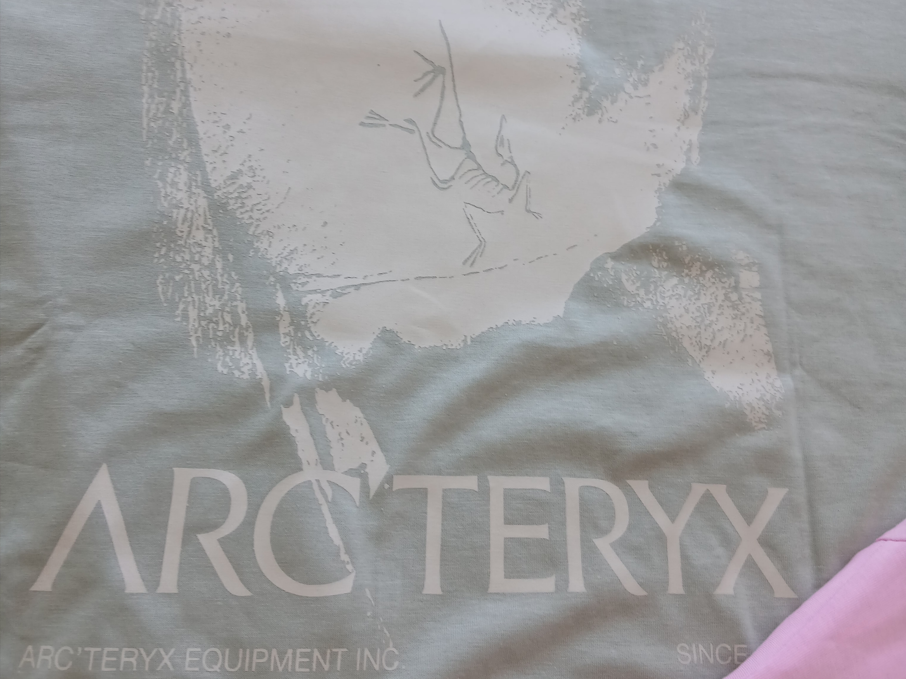 Arc'teryx Kragg SL Cotton Cacodaemon SS T-Shirt White Light Sea Salt, Arc'teryx Kragg SL Cotton Cacodaemon SS T-Shirt Black Moondrop 착용 스타일 - 5