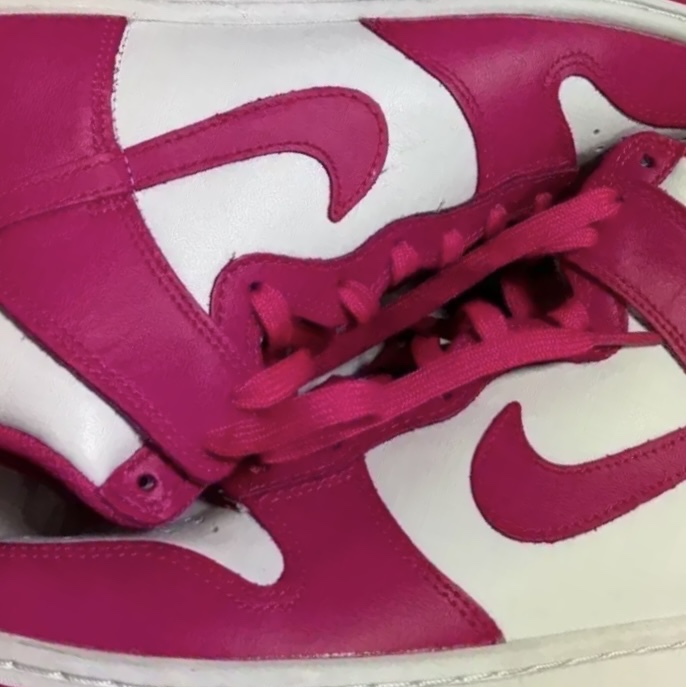 (W) Nike Dunk High Pink Prime 착용 스타일