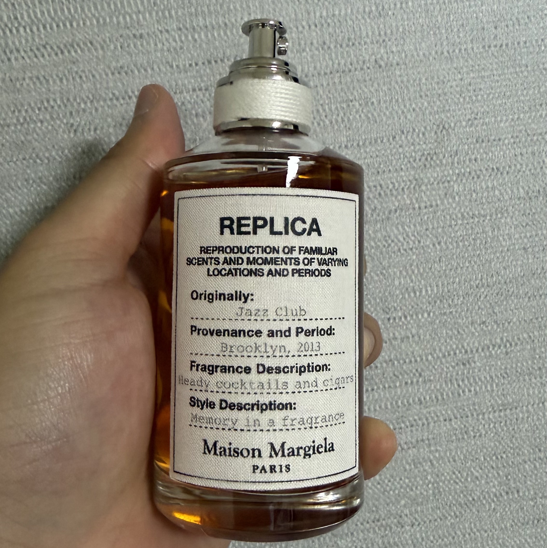 Maison Margiela Replica Jazz Club Eau De Toilette 100ml 착용 스타일
