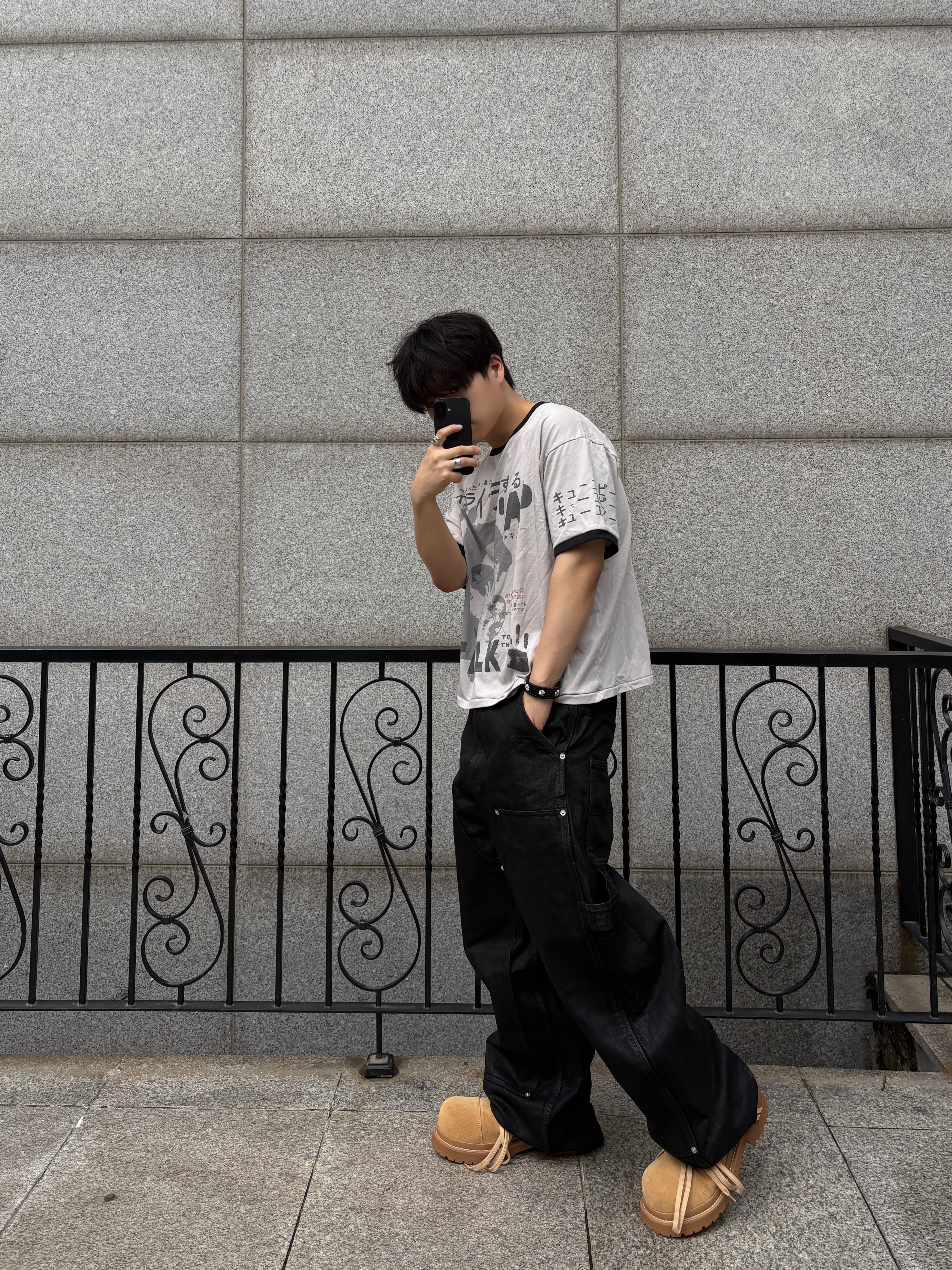 qualisartifexpereo VTG T-Shirts Pig 착용 스타일 - 4