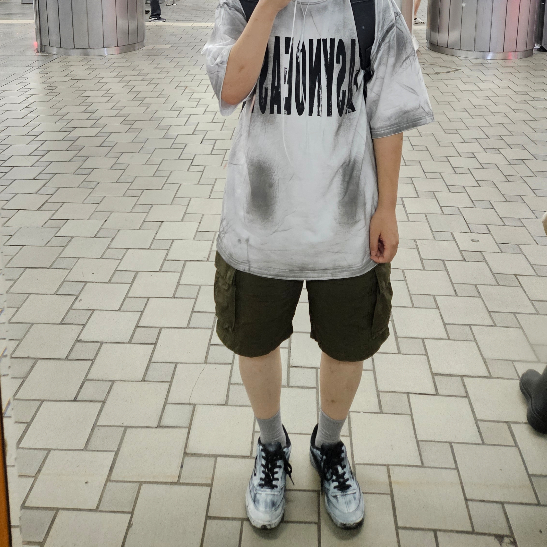 Reebok X NOT4NERD Club C 85 Veiled Black 착용 스타일