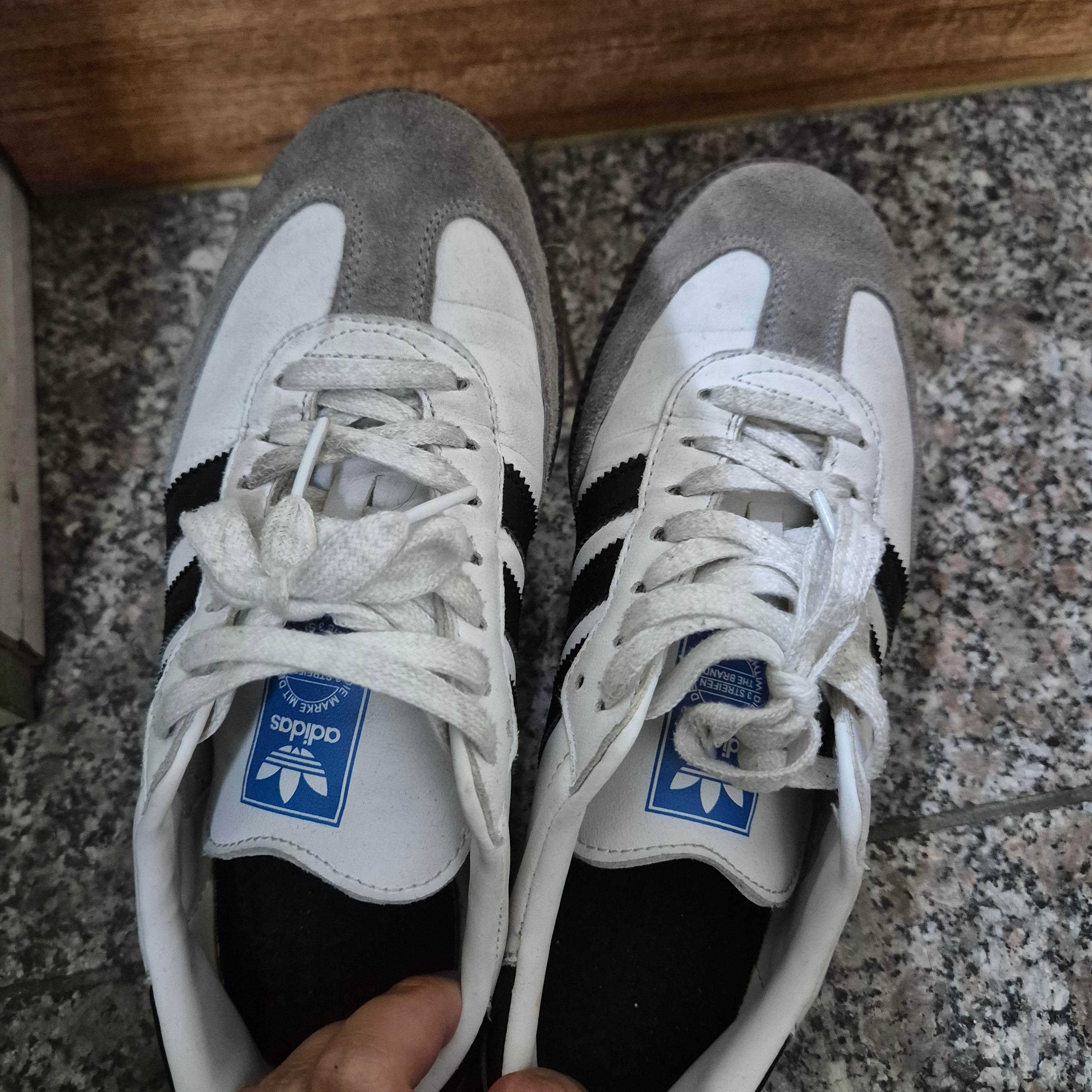 Adidas Samba OG Cloud White 착용 스타일