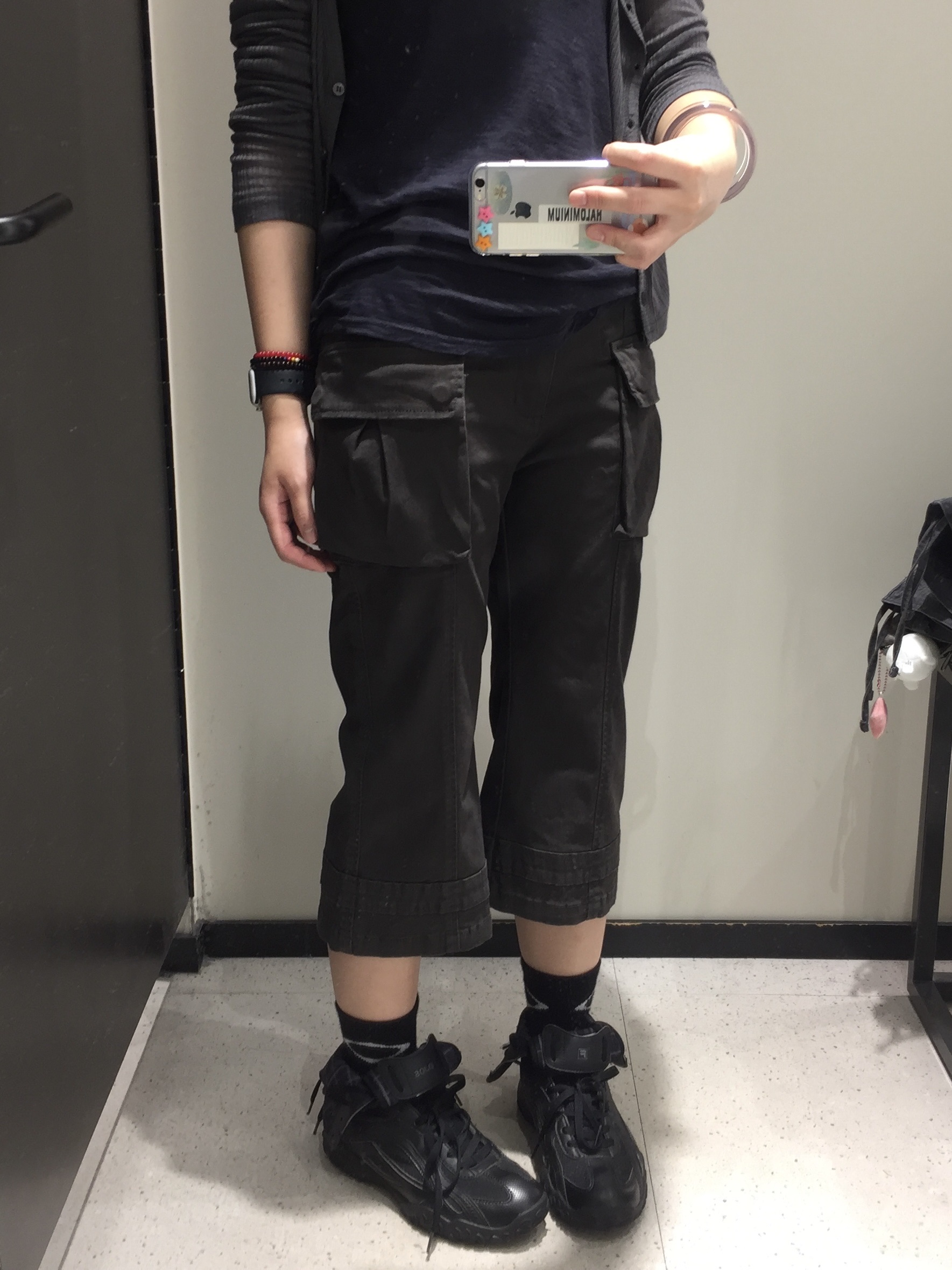 Fila x Ojos Echappe Mid Black 착용 스타일