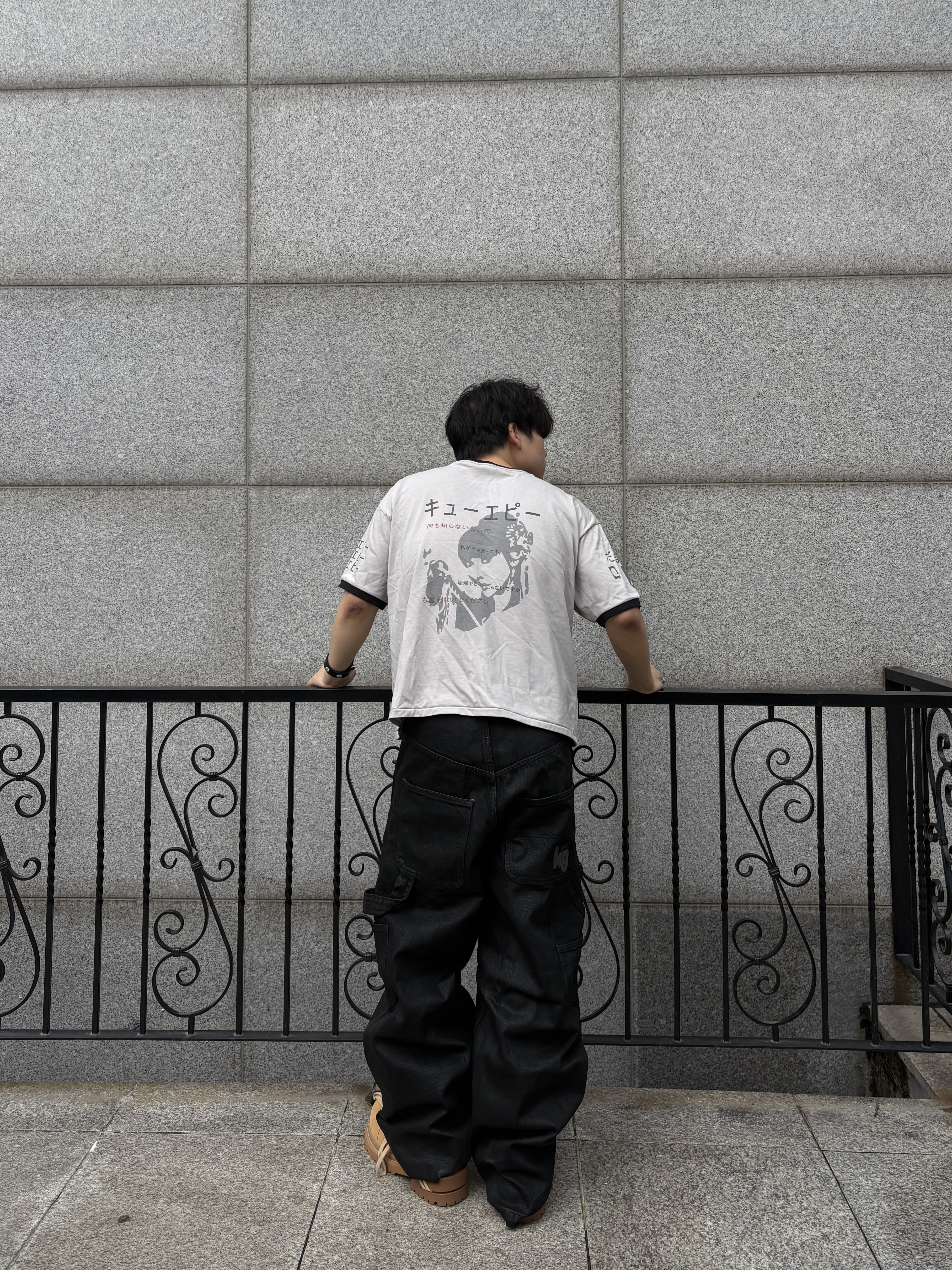 qualisartifexpereo VTG T-Shirts Pig 착용 스타일 - 3