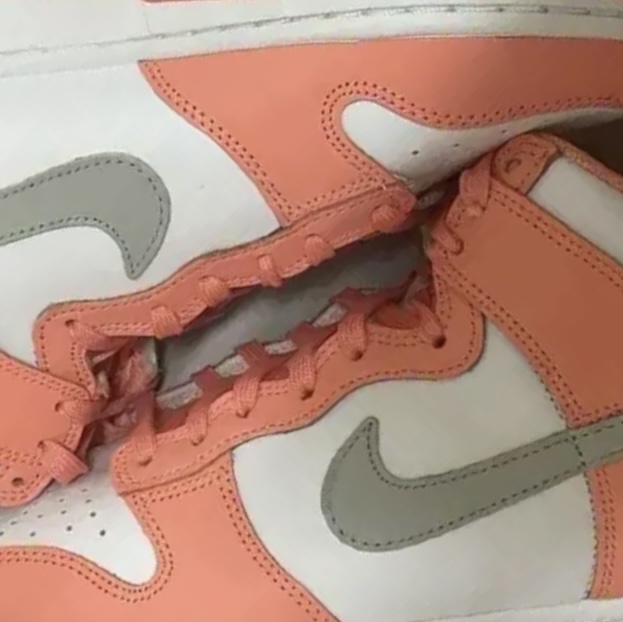 (W) Nike Dunk High Salmon 착용 스타일