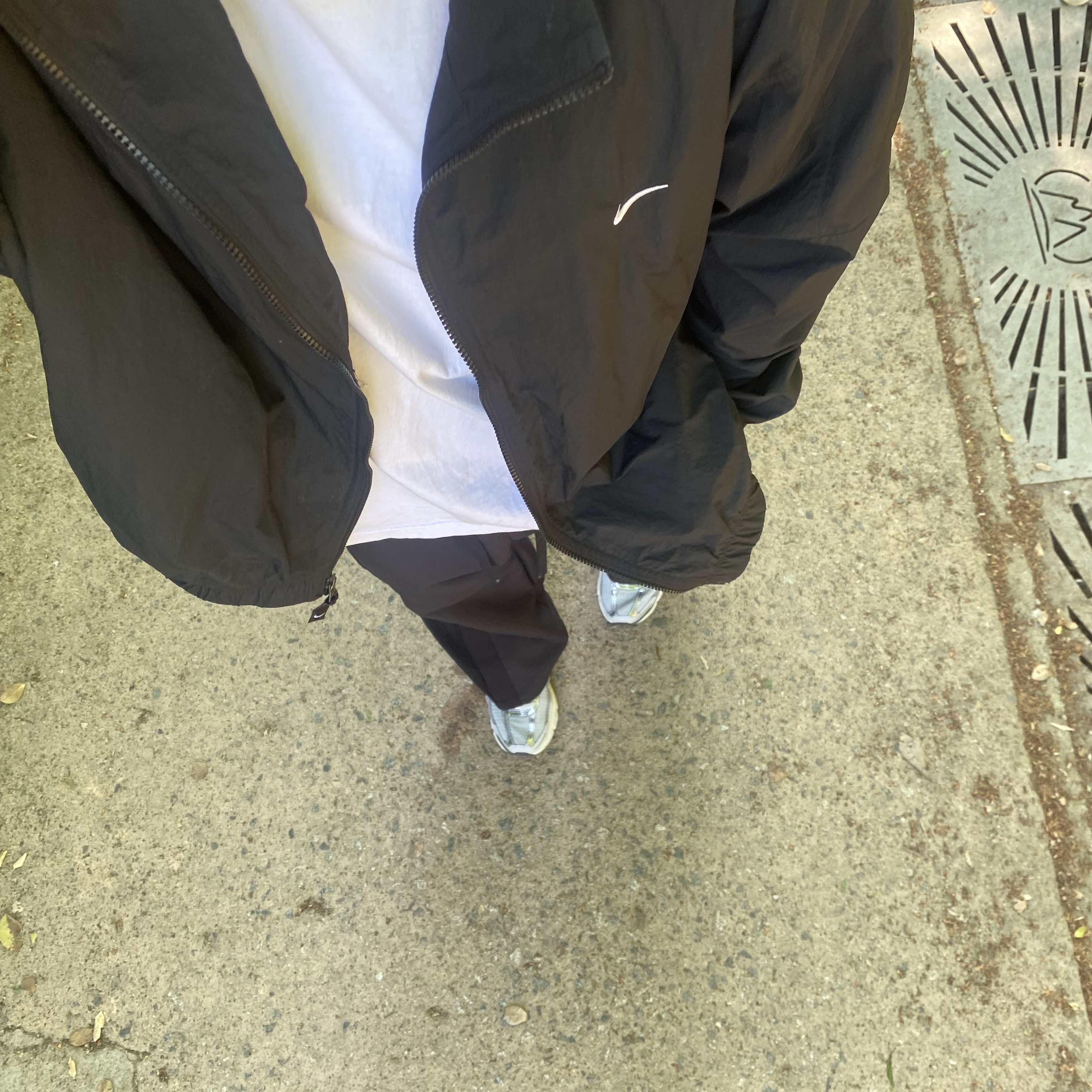 Nike NRG Solo Swoosh Woven Track Jacket Black - Asia 착용 스타일
