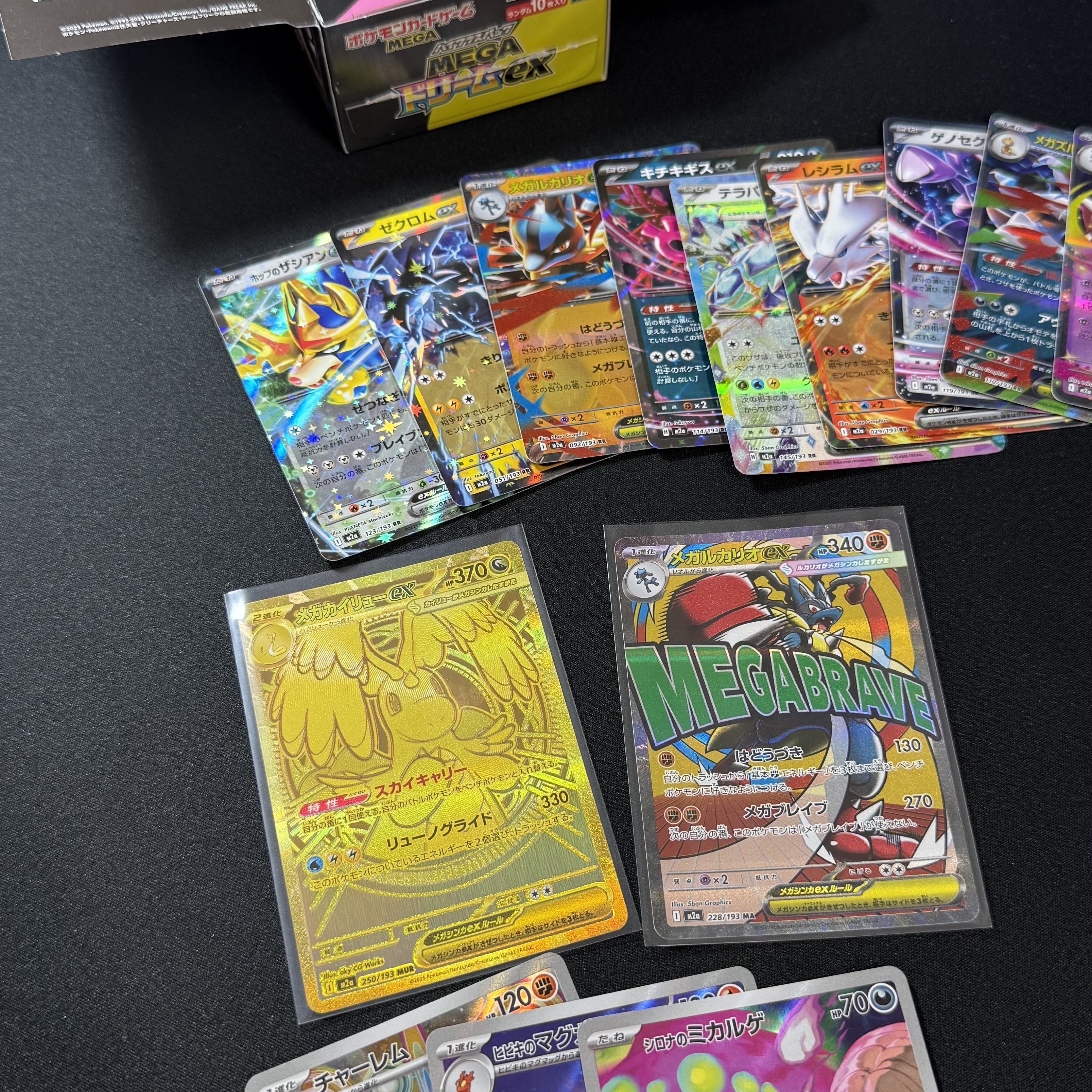 Pokemon TCG Mega Dragonite ex MUR Mega Dream ex (Japanese Ver.), Pokemon TCG Mega Lucario ex MA Mega Dream ex (Japanese Ver.) 착용 스타일 - 1