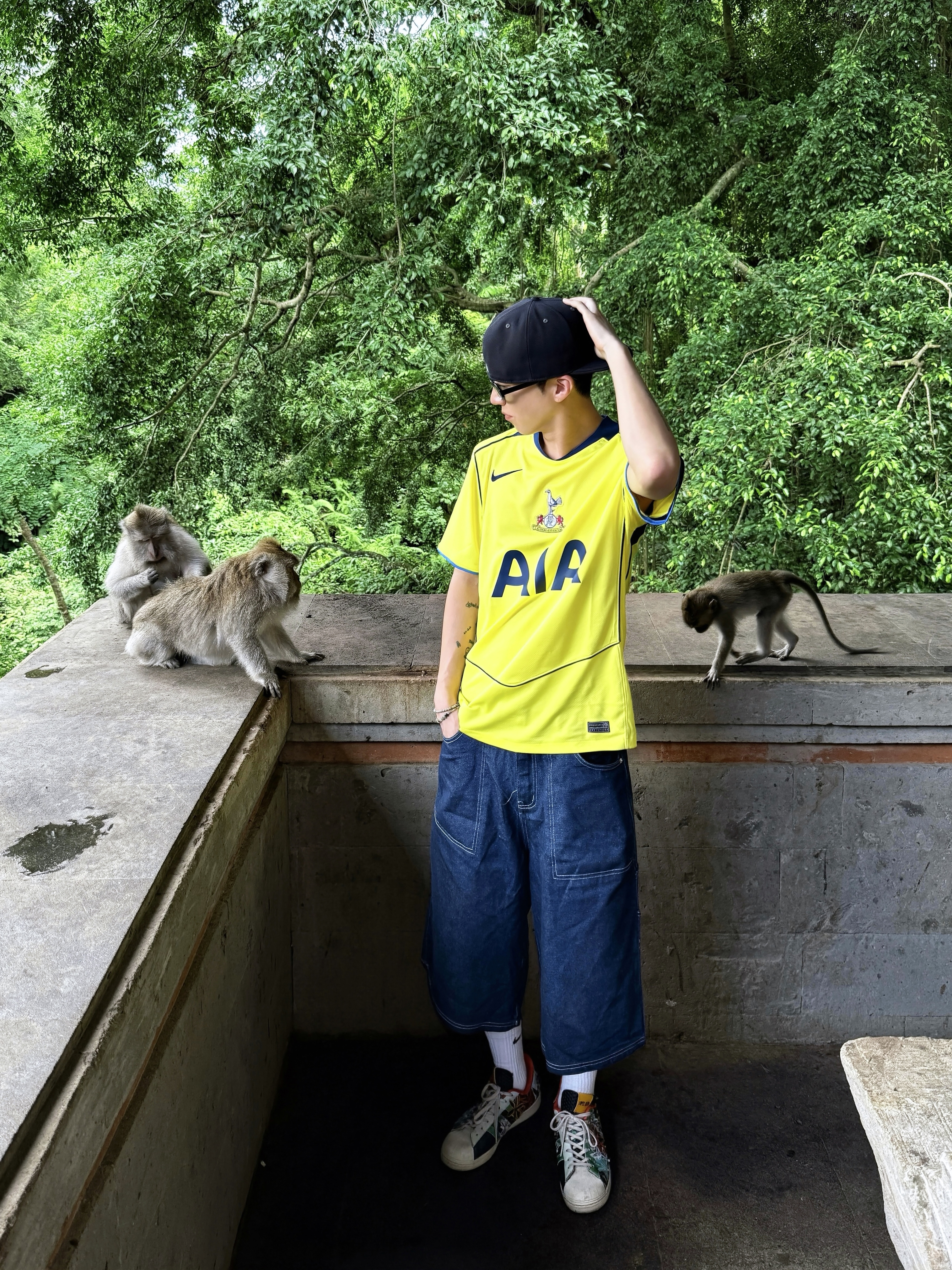 Nike Tottenham Hotspur 2025/26 Stadium 3rd Dri-FIT Total 90 Replica Jersey Dynamic Yellow Blue Void Pacific Blue (Non Marking Ver.), Nike Tottenham Hotspur 2025/26 Match 3rd Dri-FIT ADV Total 90 Authentic Jersey Dynamic Yellow Blue Void Pacific Blue (Non Marking Ver.) 착용 스타일