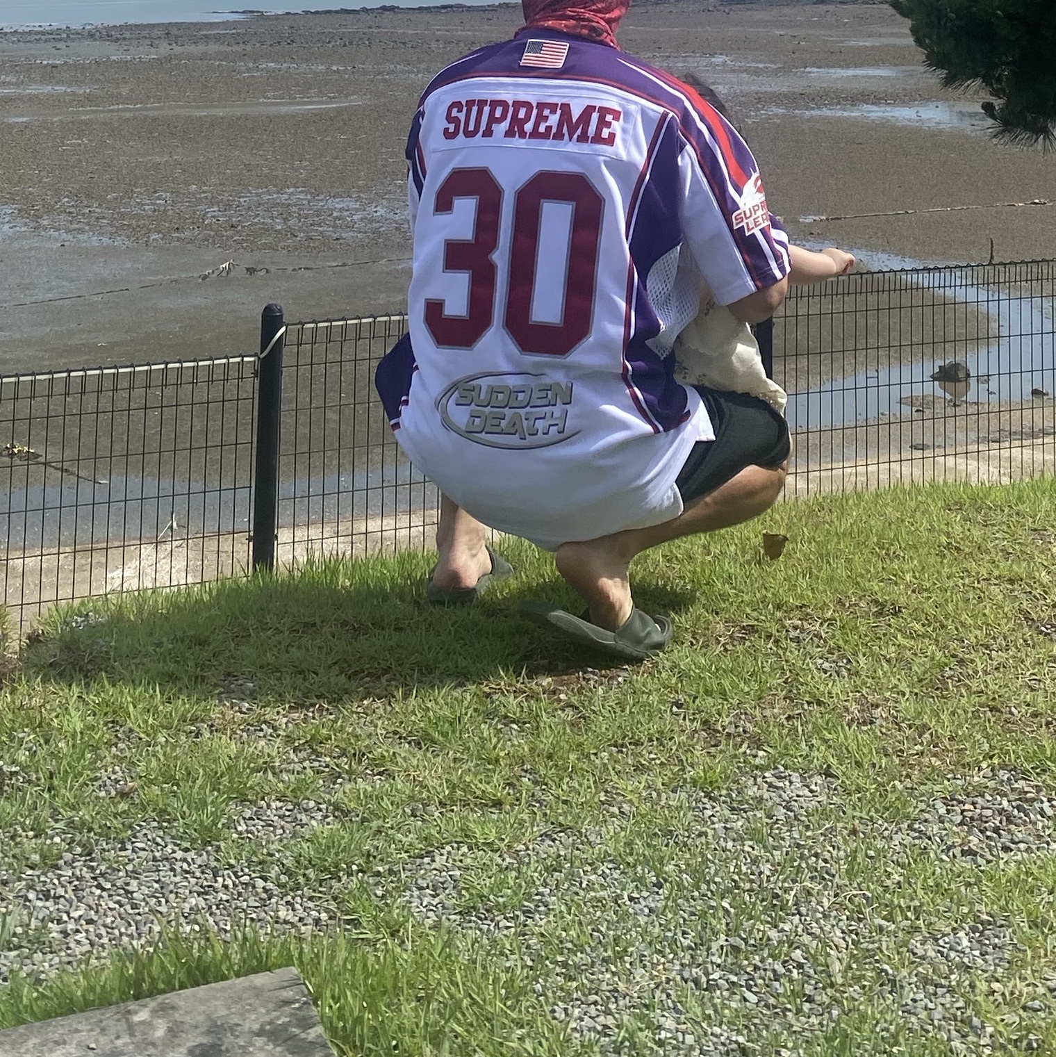 Supreme Sudden Death Football Jersey White - 24SS 착용 스타일