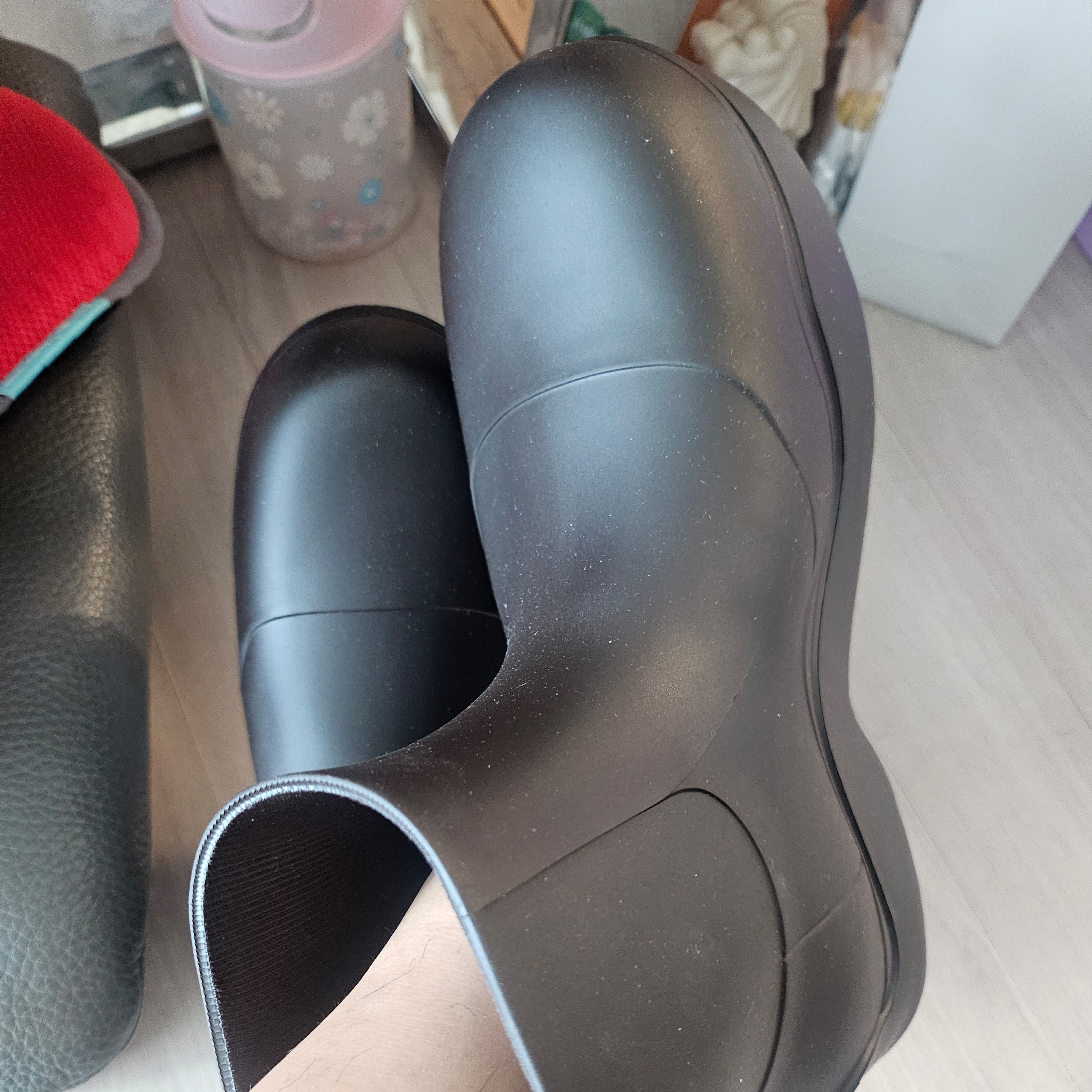 Bottega Veneta Puddle Ankle Boots Fondant 착용 스타일 - 2