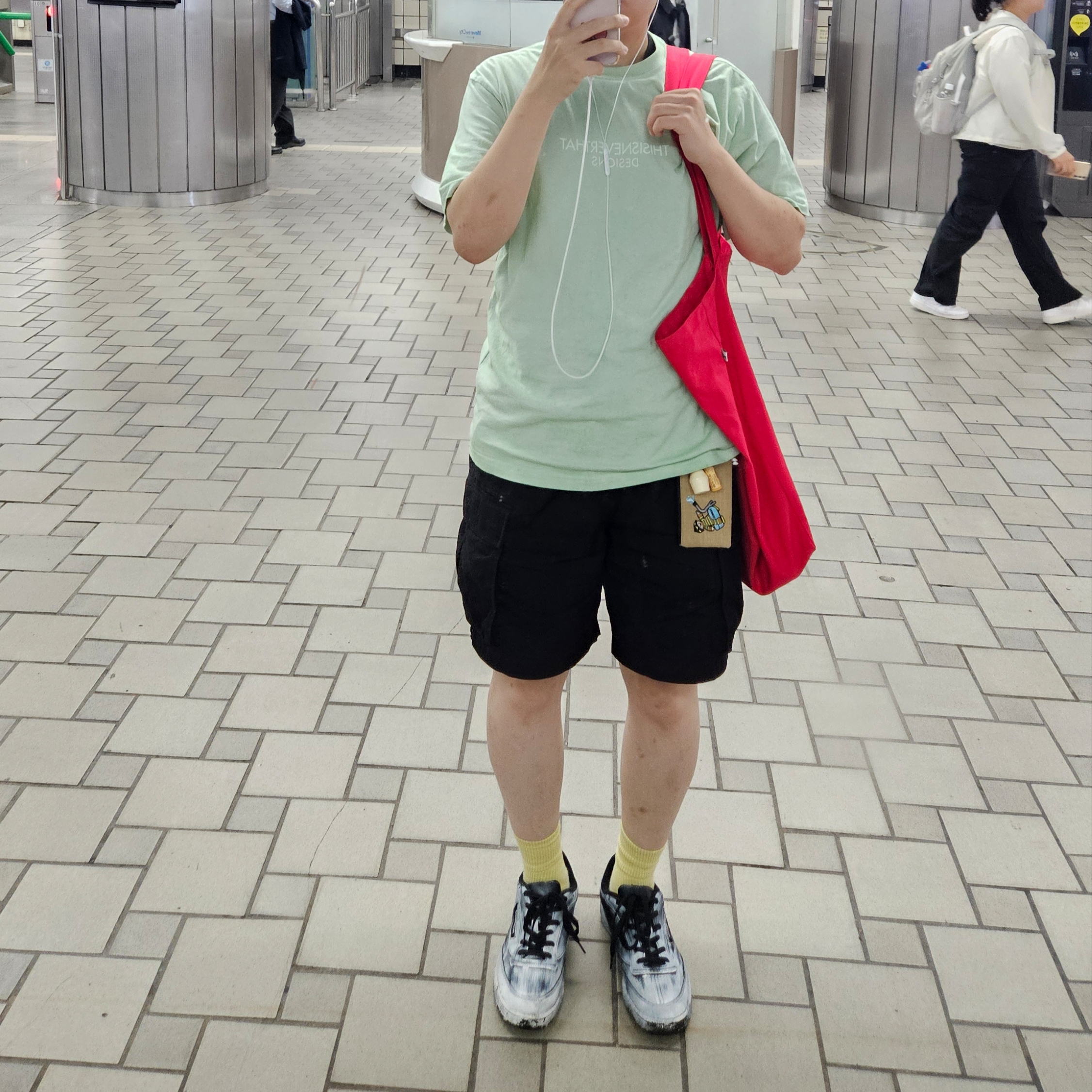Reebok X NOT4NERD Club C 85 Veiled Black 착용 스타일