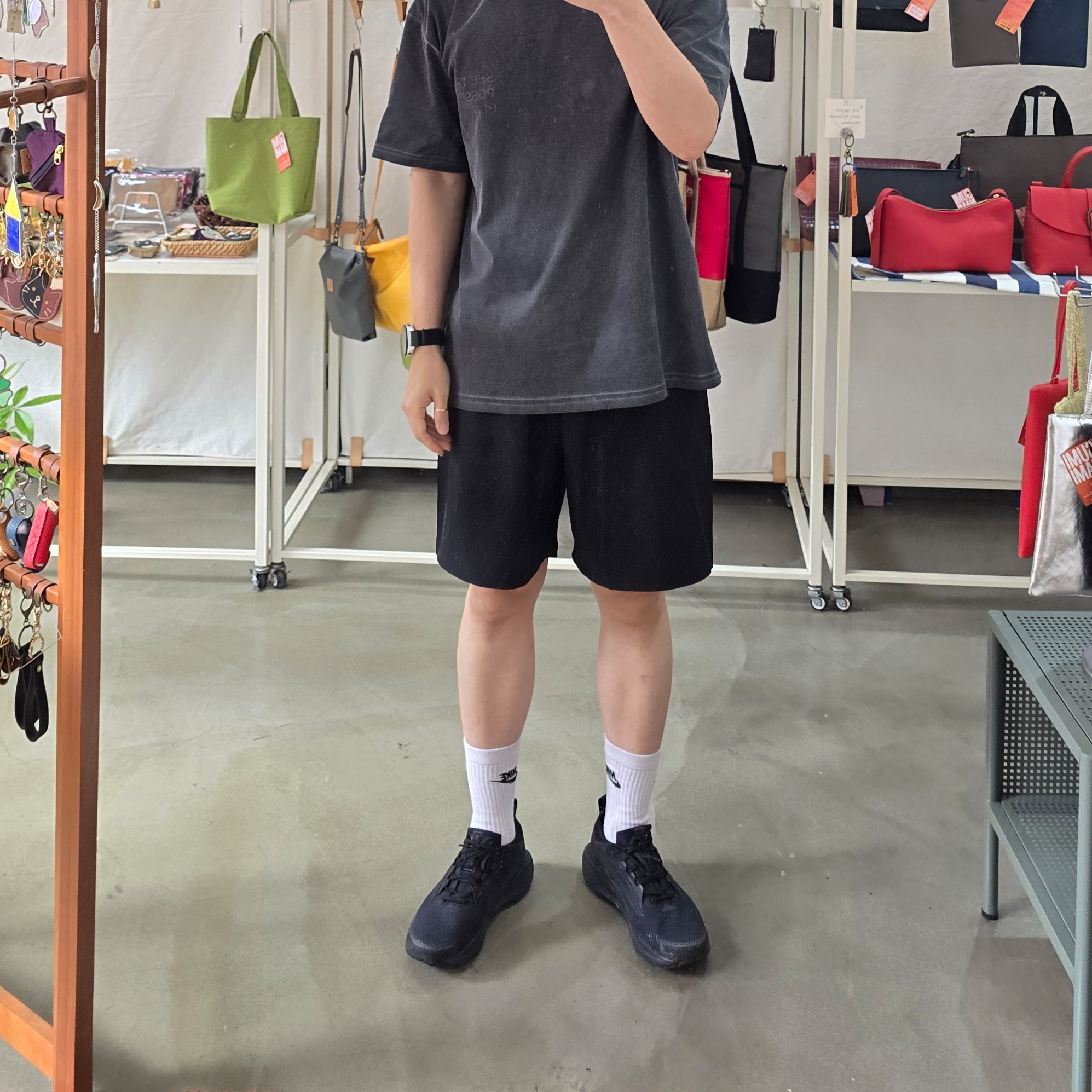 Nike Pegasus Trail 5 Gore-Tex Black 착용 스타일
