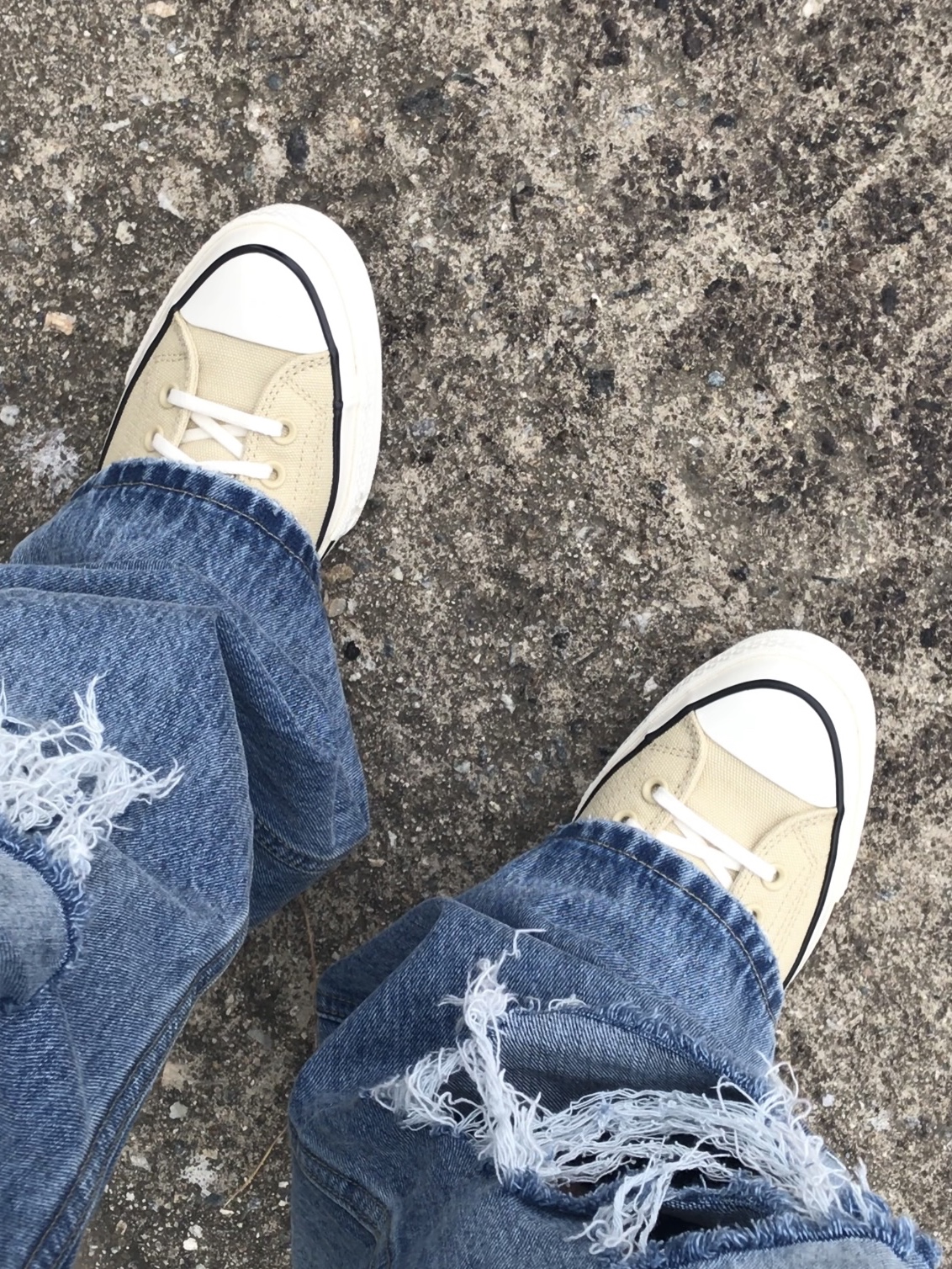 Converse Chuck 70 X Blonde Espresso 착용 스타일 - 2