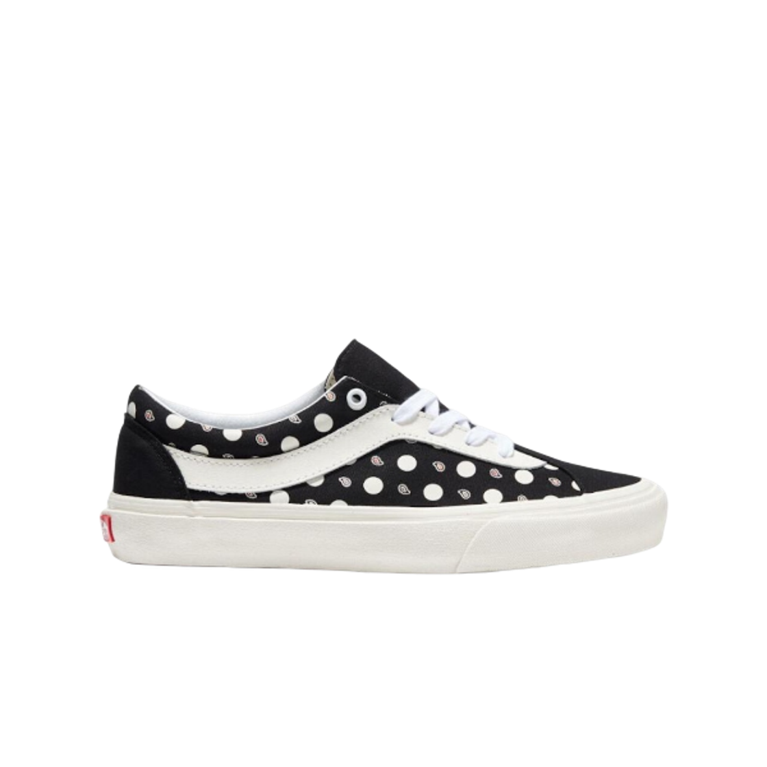 VN0A5DYA1KP Vans Bold Ni Polka Dot Paisley Black Marshmallow