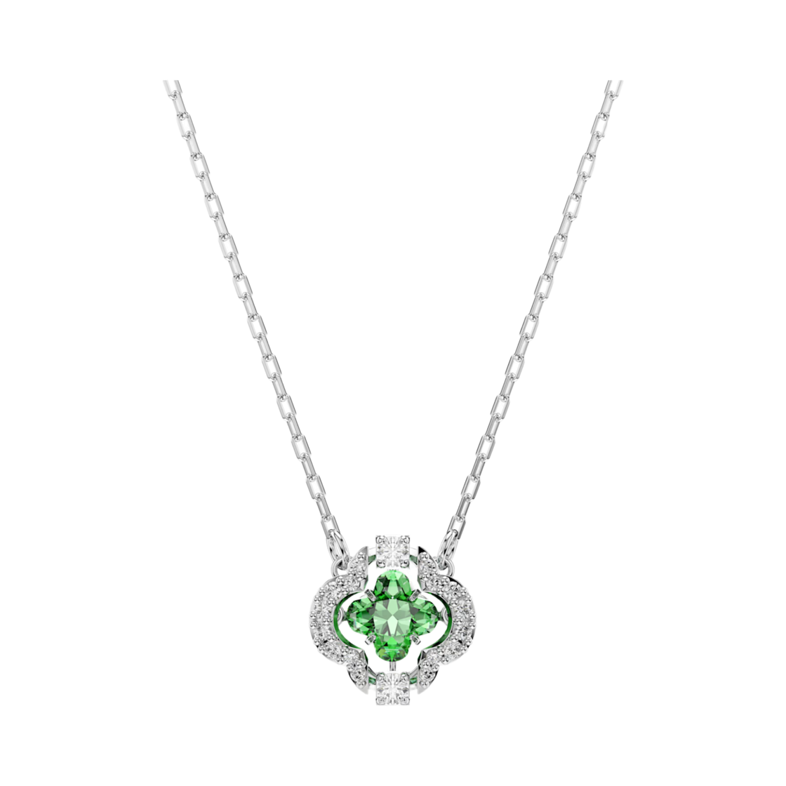 5757785 (W) Swarovski Una Angelic Pendant Mixed Cut Green Rhodium Plated
