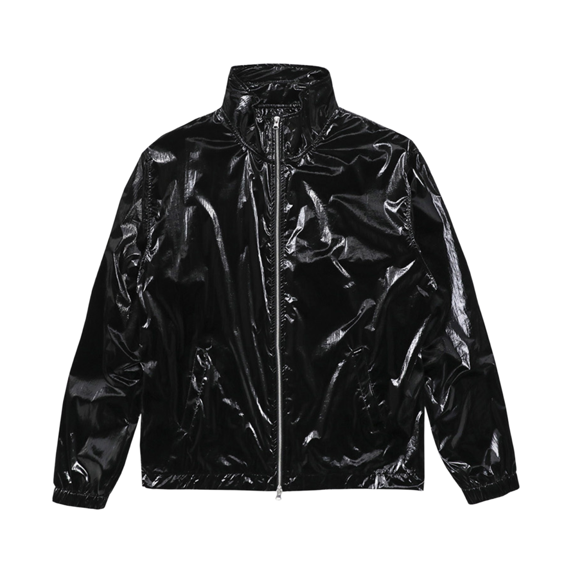 배드 블러드 프린트 로고 트랙 자켓 블랙(Bad Blood Print Logo Nylon Track Jacket Black) - 2