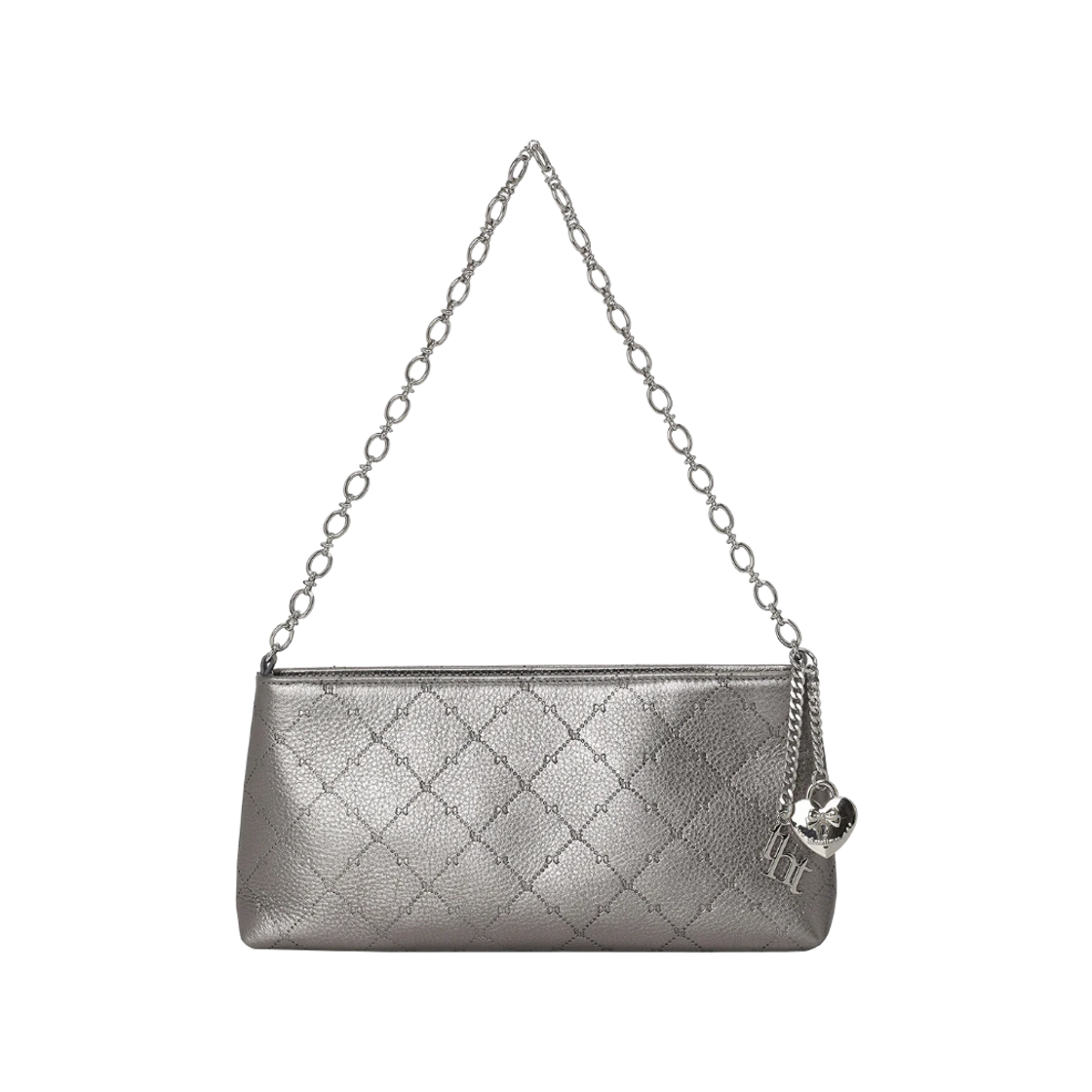 쓰리타임즈 비비 체인 백 블랙 실버(Threetimes Bibi Chain Bag Black Silver) - 1