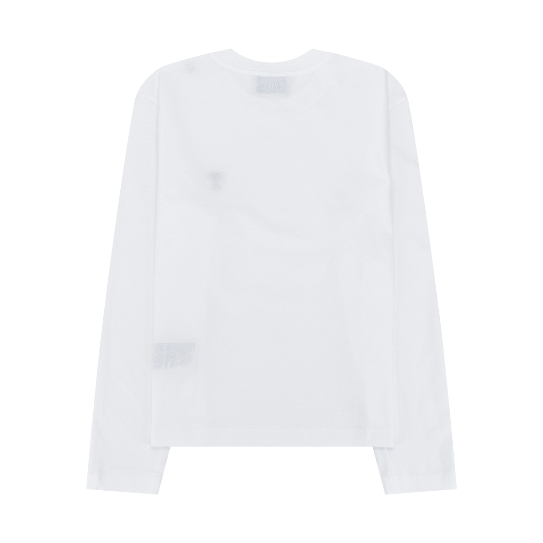 아미 스몰 하트 로고 롱슬리브 티셔츠 화이트(AMI de Coeur Long Sleeves T-Shirt White) - 2