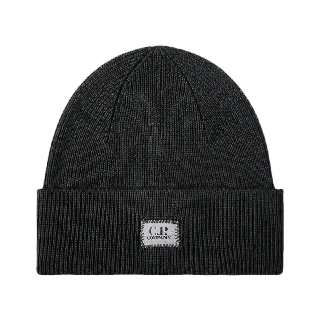 21CMAC141A005509A999 C.P. Company Extrafine Merino Wool Beanie Black - 26FW