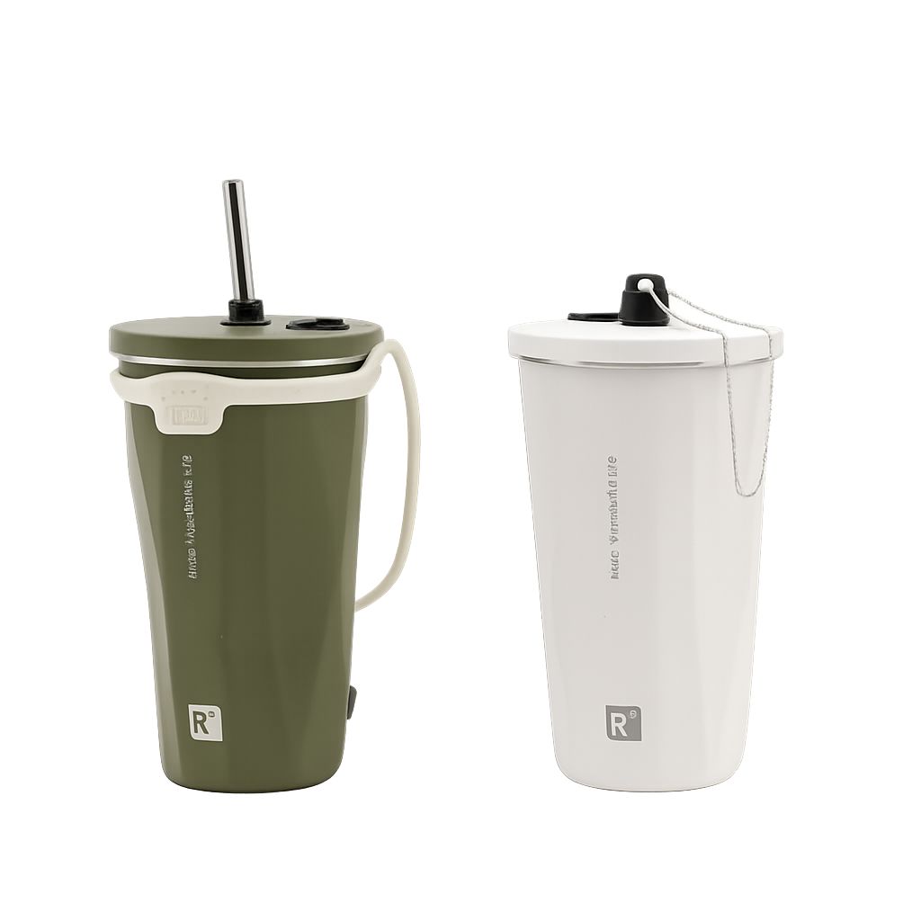 로시 스트랩 스트로 텀블러600ml +스트로 청소솔+캡 SET(Rossi Strap Straw Tumbler 600ml + Straw Cleaning Brush + Cap Set)