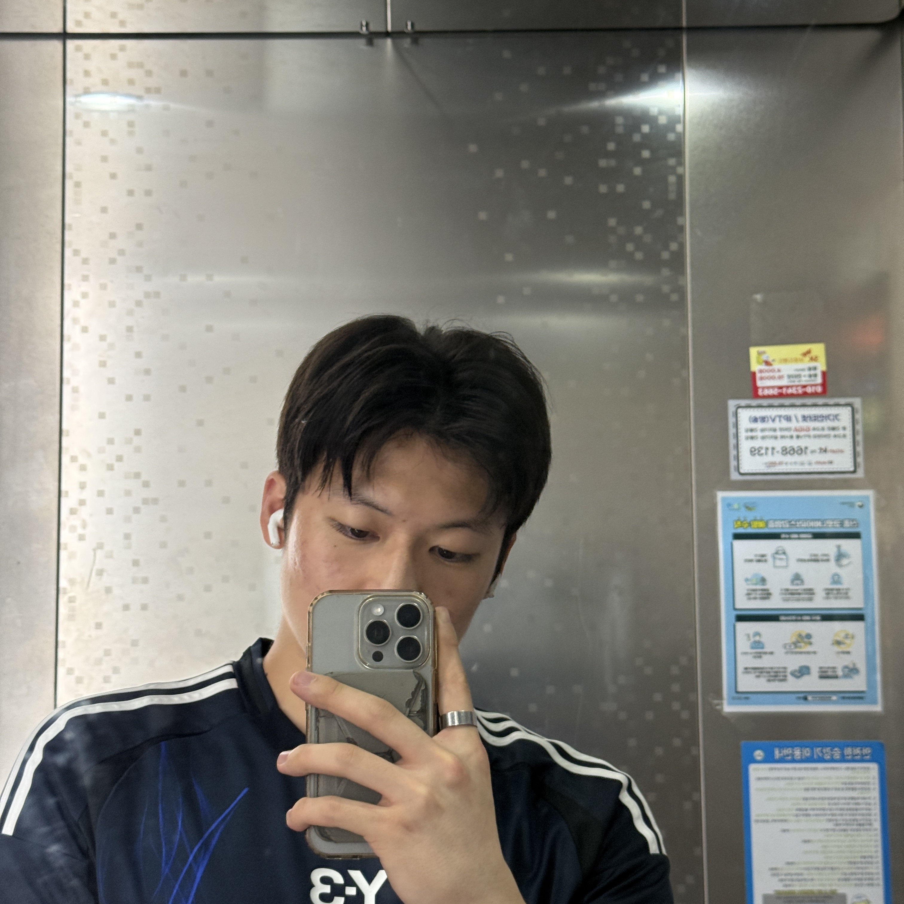 Y-3 Japan 2024 Home Replica Jersey Legend Ink - KR Sizing 착용 스타일 - 1