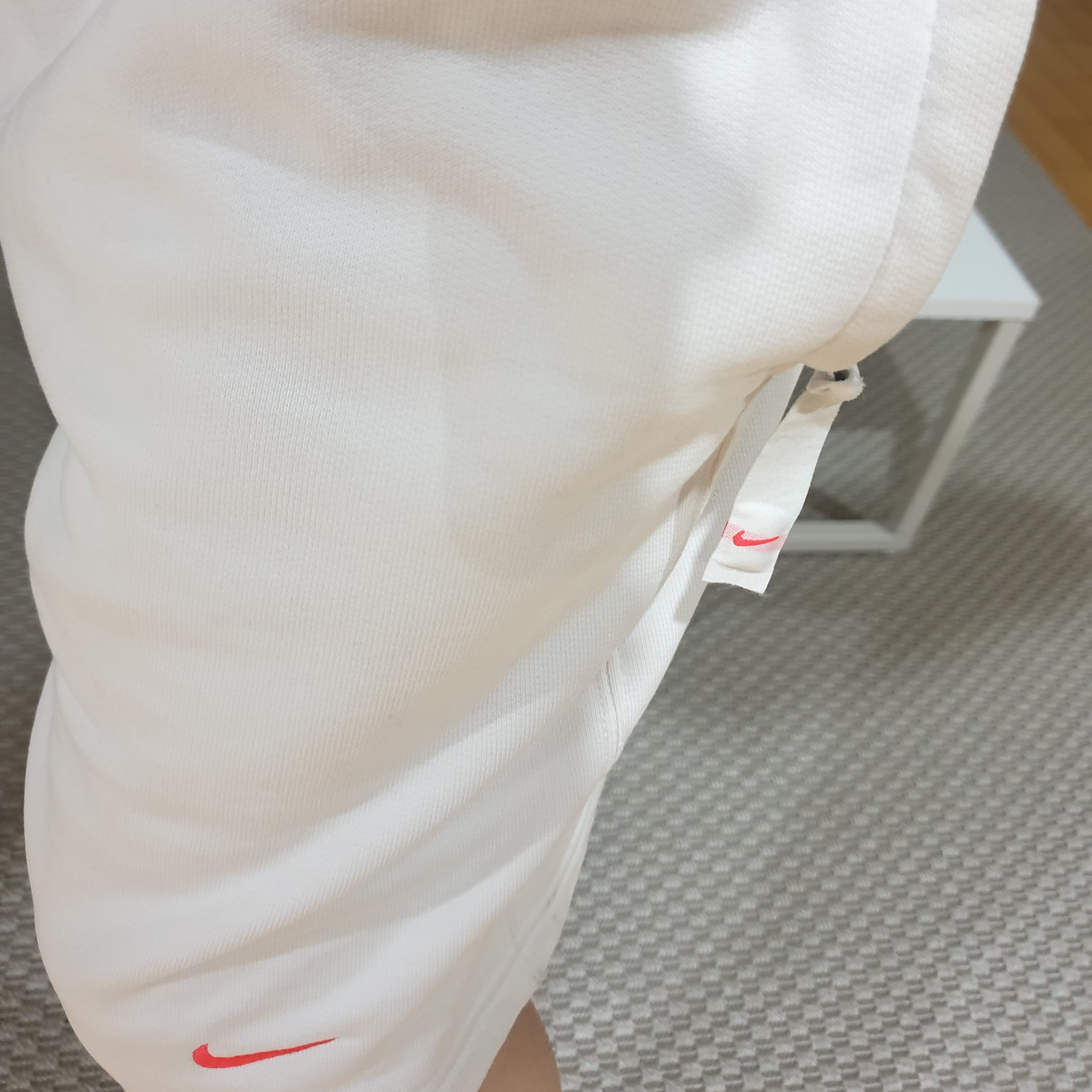 Nike Solo Swoosh French Terry Shorts Phantom - Asia 착용 스타일