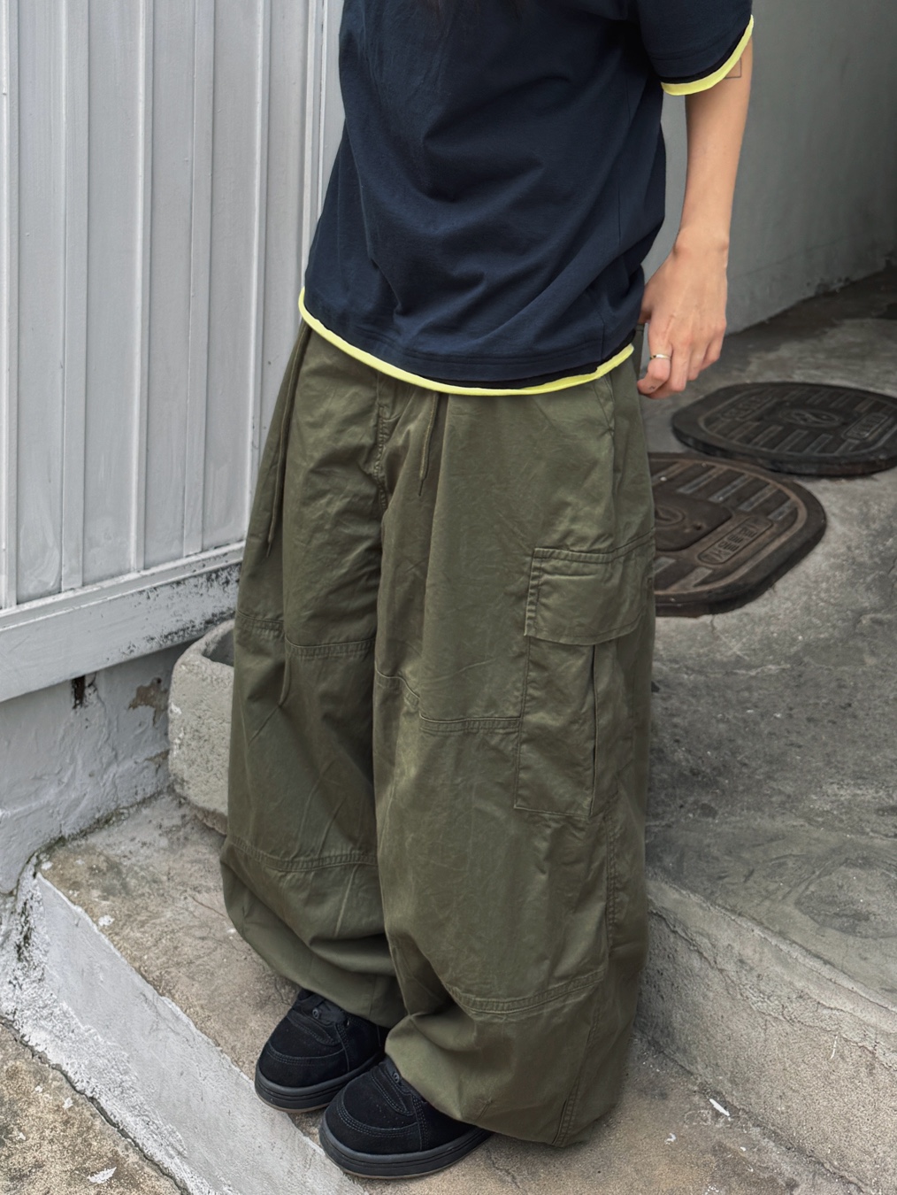 eS Accel OG Black, Arc'teryx Gore 5 Panel Cap Black 착용 스타일 - 4