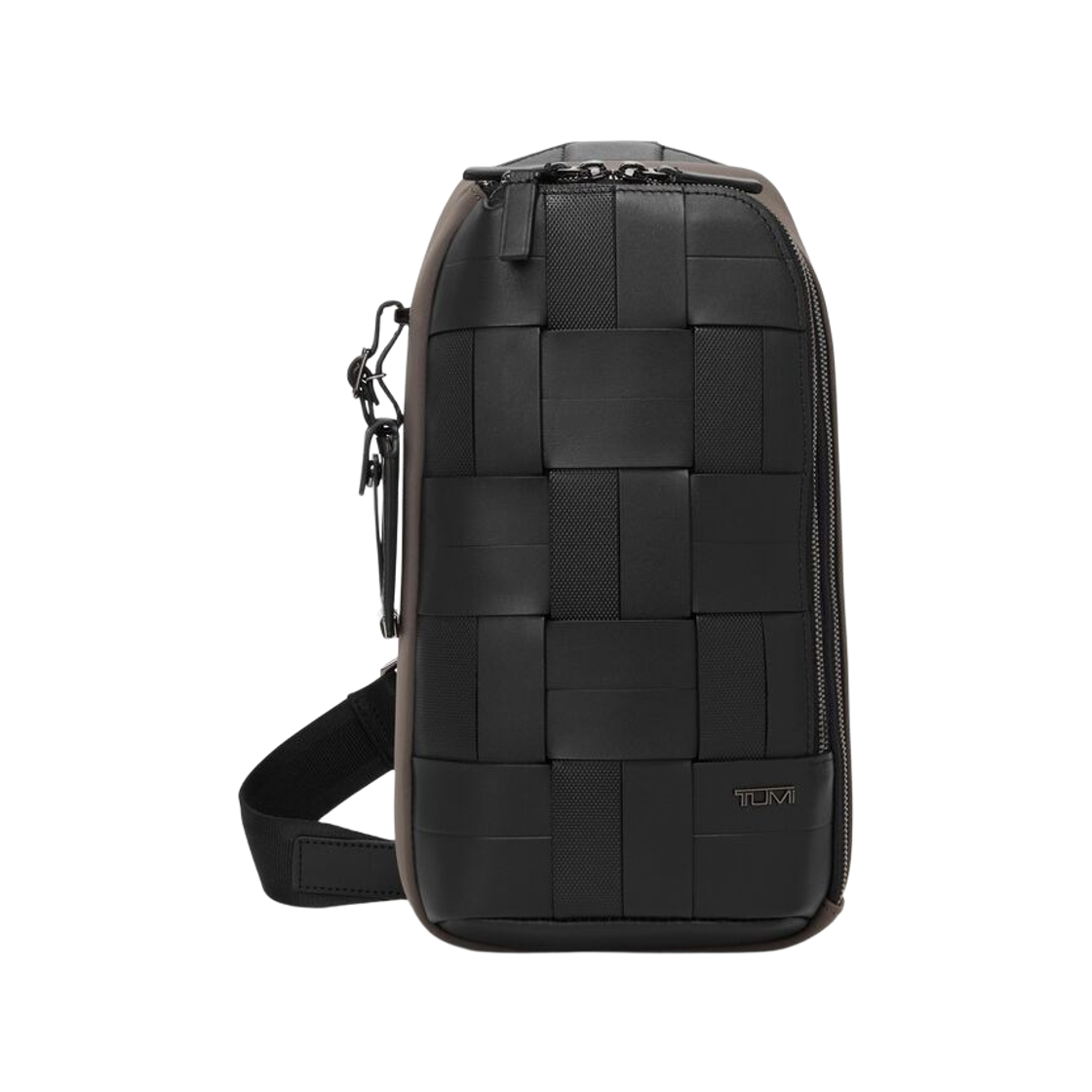 투미 해리슨 그레고리 슬링백 토프 블랙 우븐(Tumi Harrison Gregory Sling Bag Taupe Black Woven)