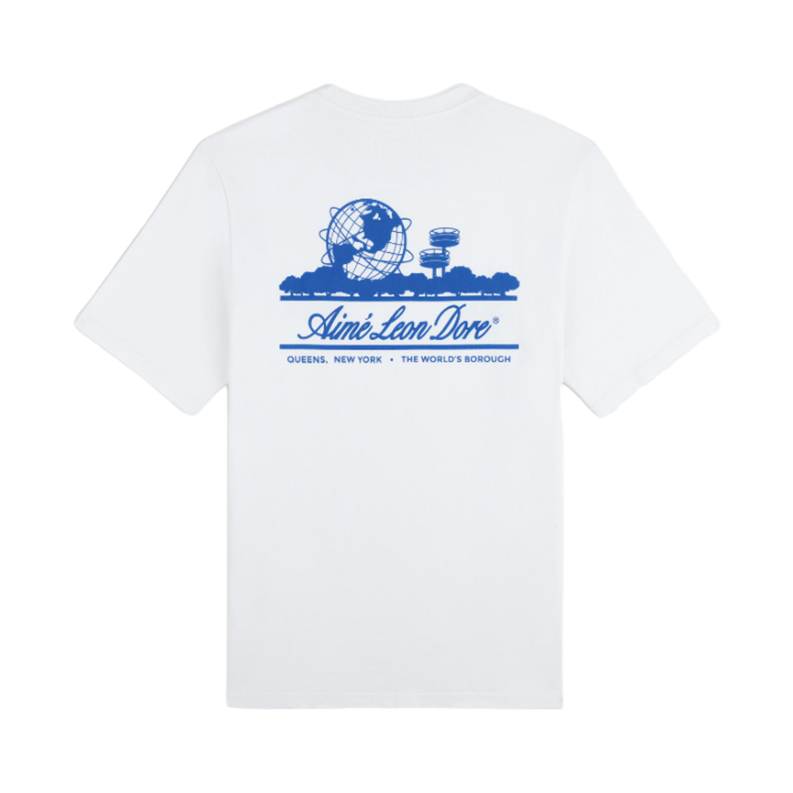에메 레온 도르 LA 다저스 유니스피어 티셔츠 브라이트 화이트(Aime Leon Dore LA Dodgers Unisphere T-Shirt Bright white) - 2