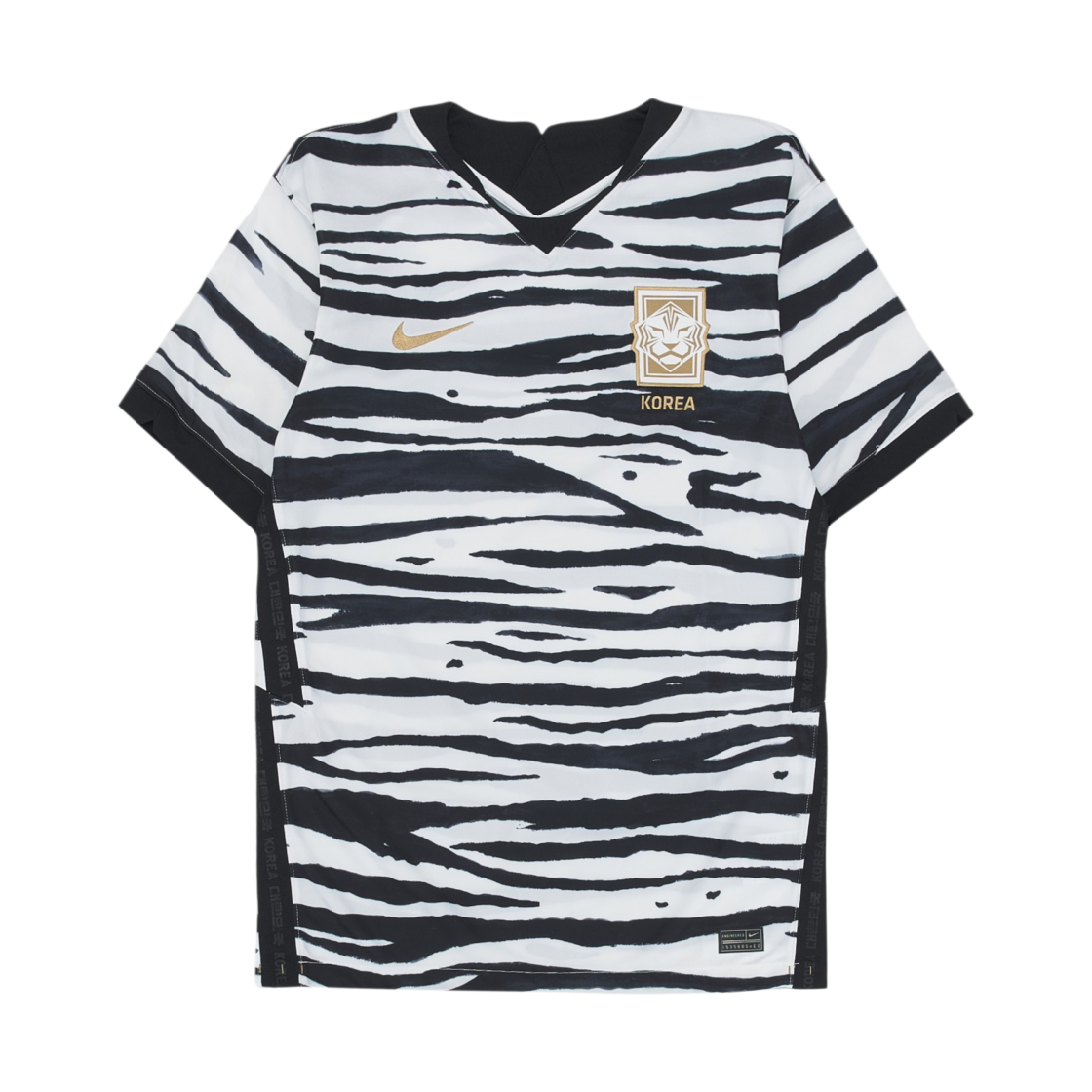 CD0713-100 Nike Korea 2019/20 Dri-Fit Stadium Away SS Jersey Zebra - Asia (Non Marking Ver.)