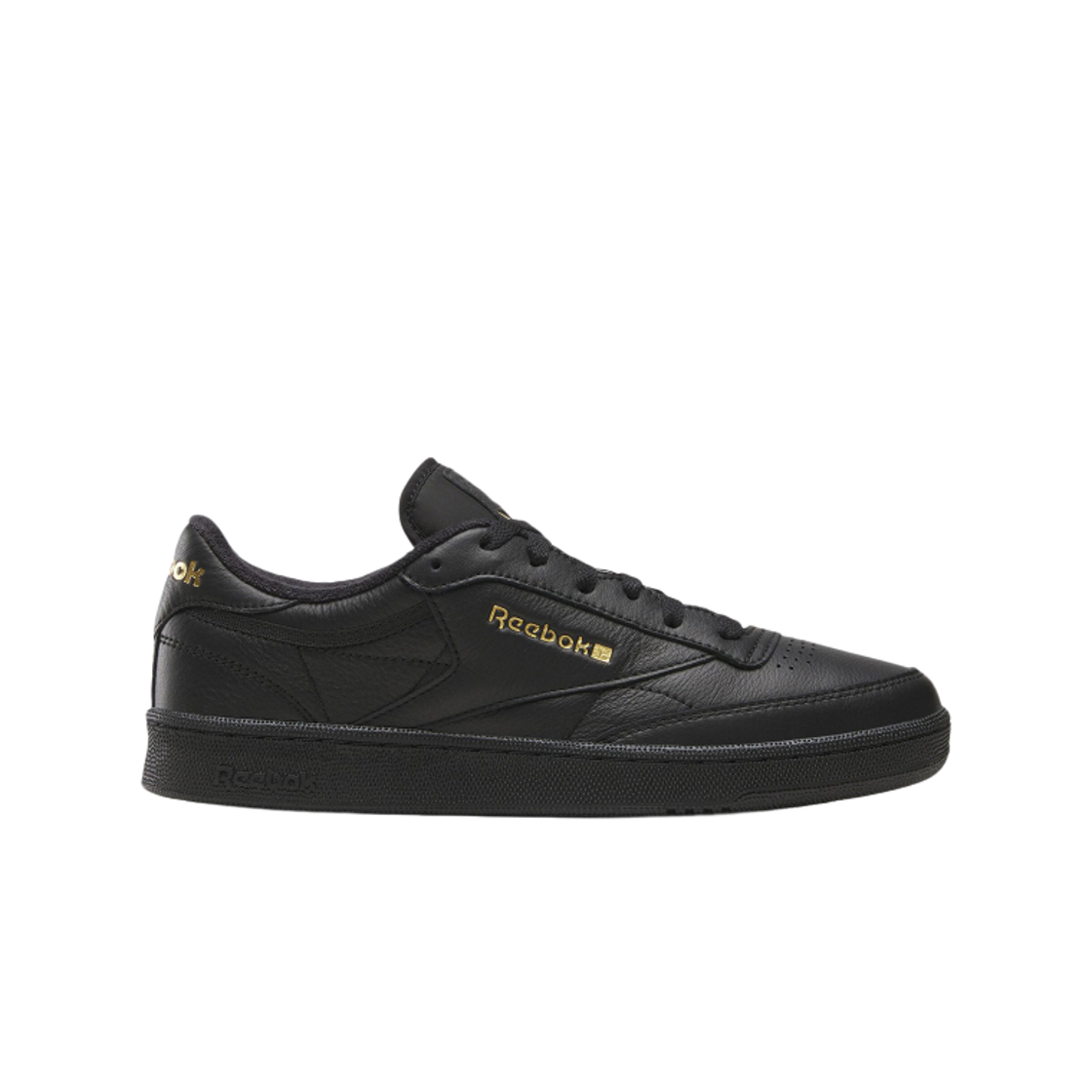 100279025/RESO6FC1UBK Reebok Club C 85 Black Gold