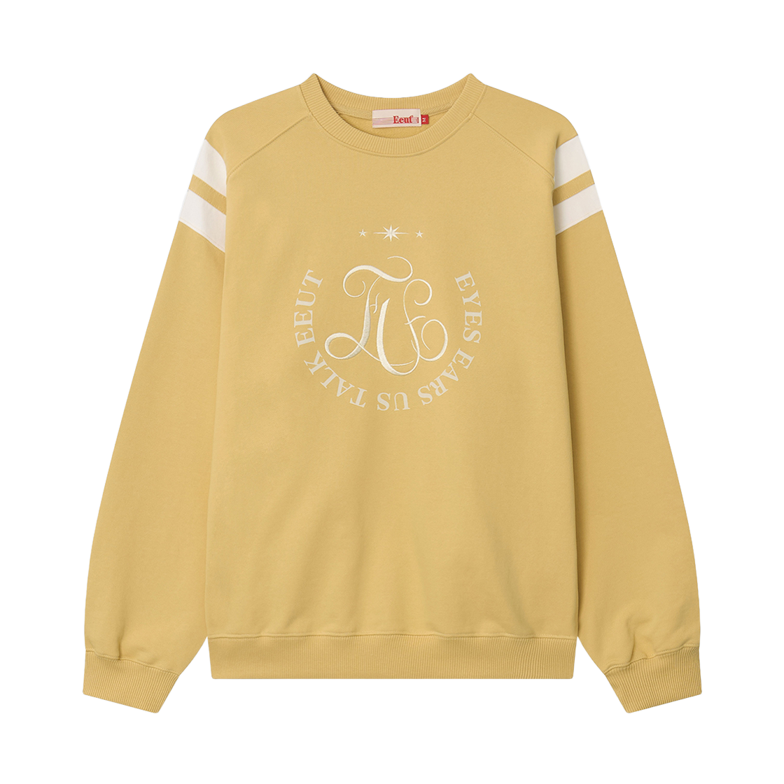 EEA1SW02YE EEUT Curly Eeut Sweatshirt Yellow