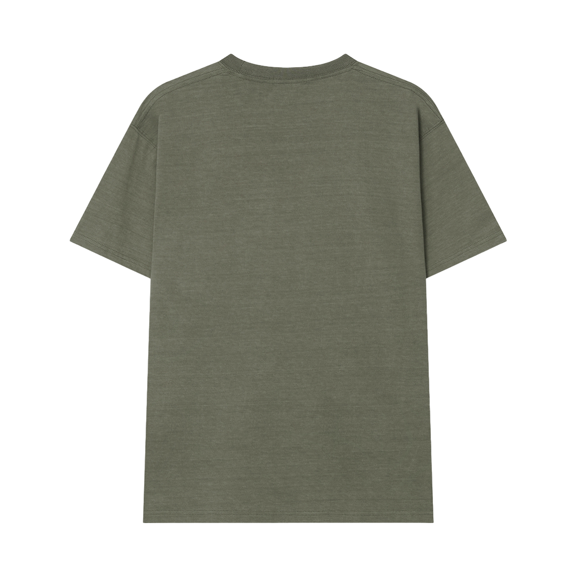 이우트 후레이 엠브로이더드 티셔츠 카키브라운(EEUT Hooray Embroidered T-Shirt Khaki Brown) - 2