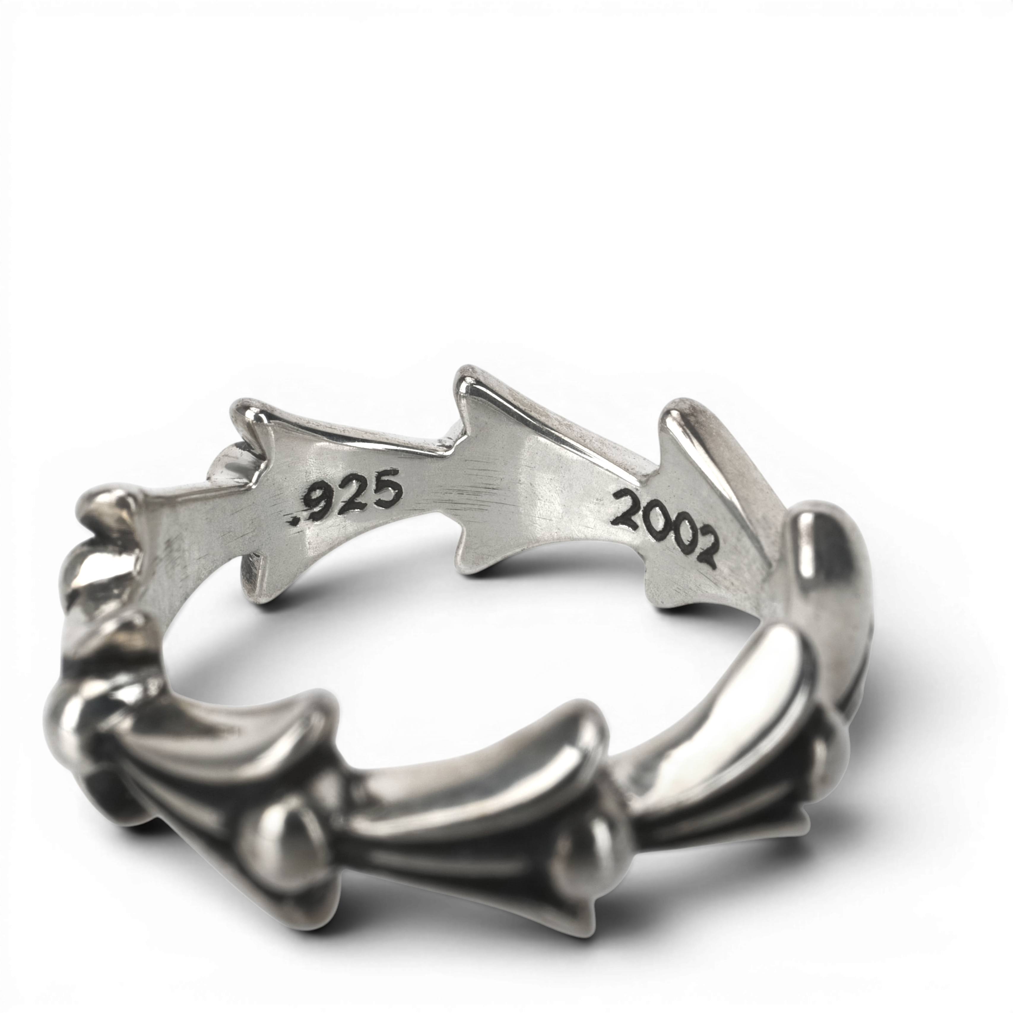 크롬하츠 크로스 테일 링 실버(Chrome Hearts Cross Tail Ring Silver) - 4