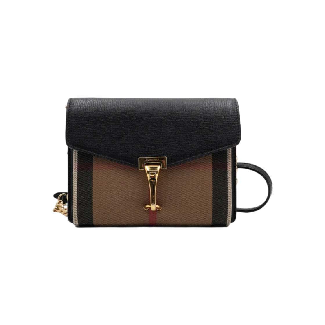 ITSIGB9NCWVK Burberry 8080174 Macken Baby Gold Chain Flap Shoulder Bag