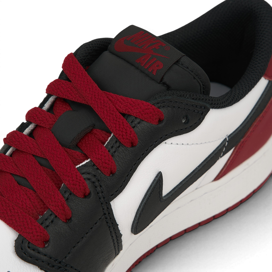 (GS) 조던 1 레트로 로우 OG 블랙토((GS) Jordan 1 Retro Low OG Black Toe) - 7