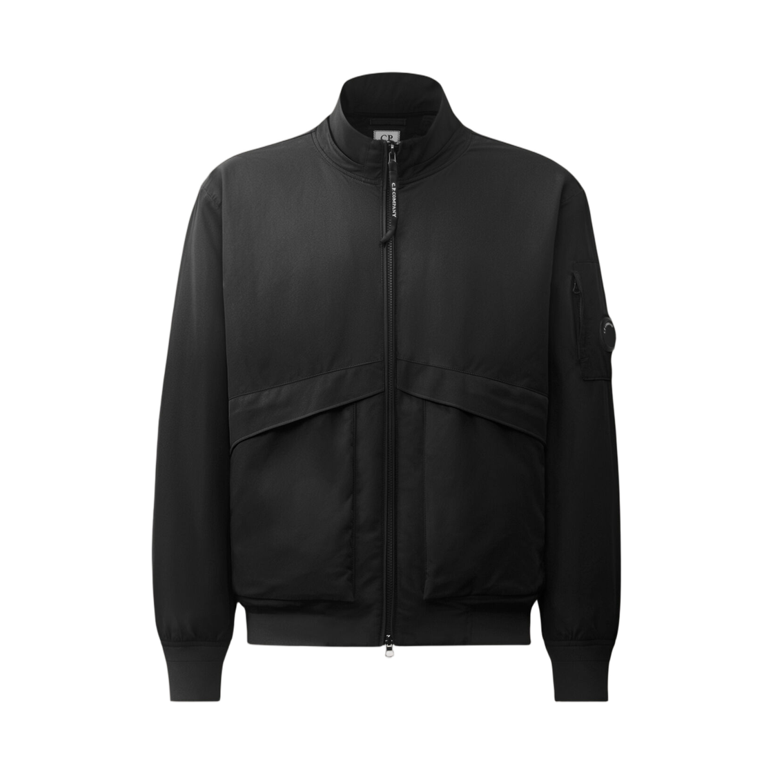 21CMOW006A110264A999 C.P. Company Pro-Tek Primaloft Silver Lens Bomber Jacket Black - 26FW