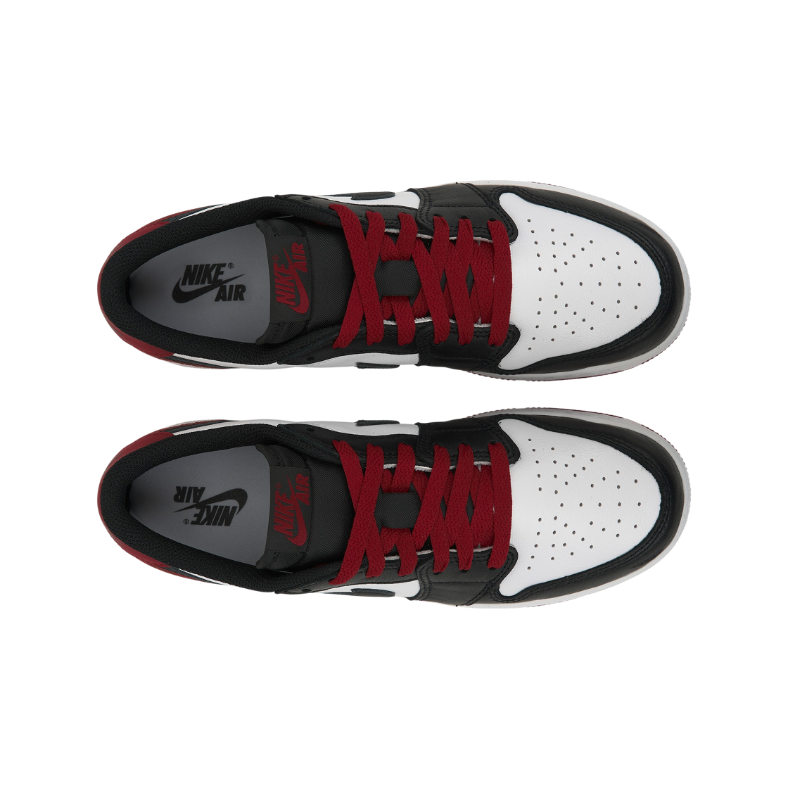 (GS) 조던 1 레트로 로우 OG 블랙토((GS) Jordan 1 Retro Low OG Black Toe) - 5