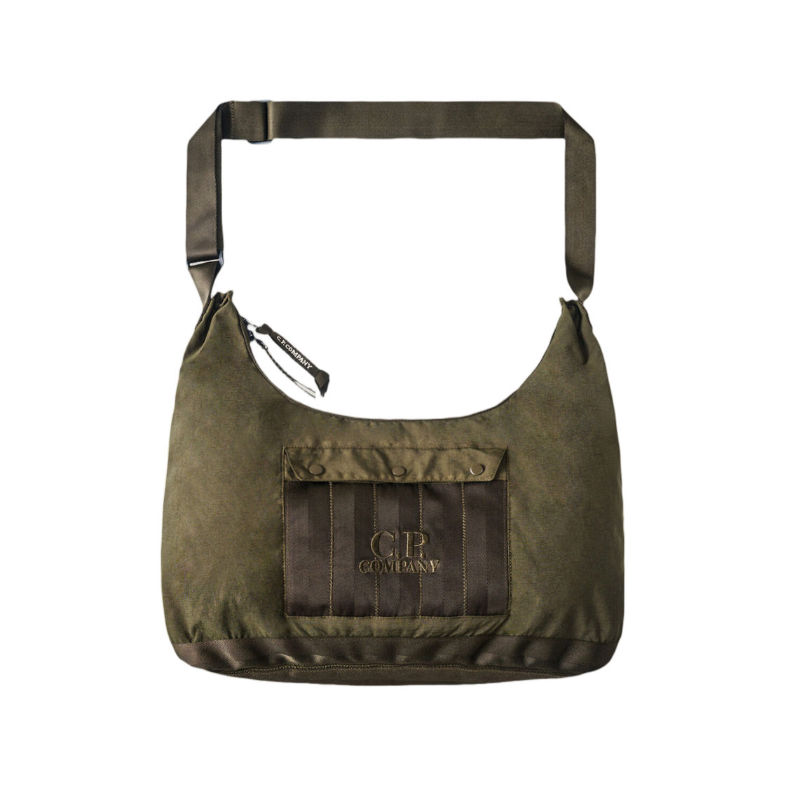 21CMAC040A005349M683 C.P. Company Herringbone Mixed Carry Bag Ivy Green - 26FW