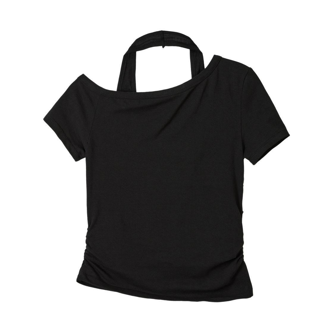 언노운플라넷 레이어드 디컨스트럭티드 슬림 티셔츠 블랙(UNKNOWN PLANET Layered Deconstructed Slim T-Shirt Black) - 2